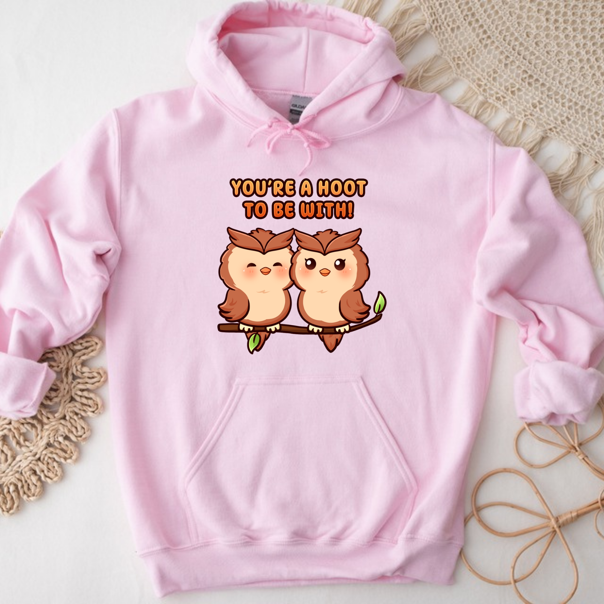 You're a Hoot to Be With Owl Couple Hoodie