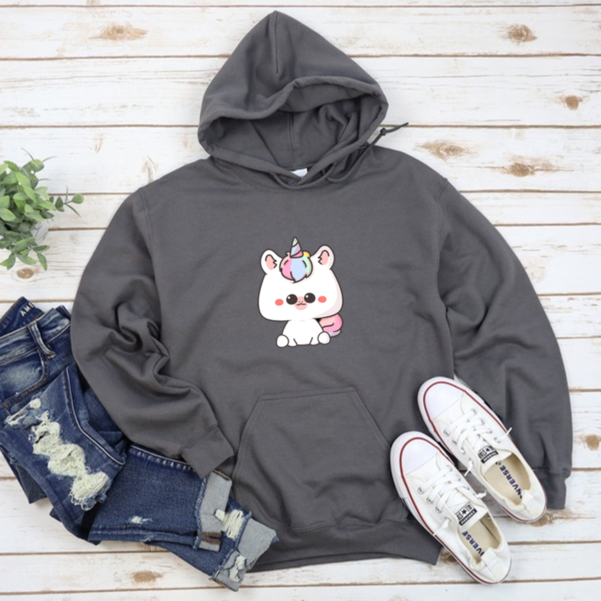 Rainbow Baby Unicorn Hoodie