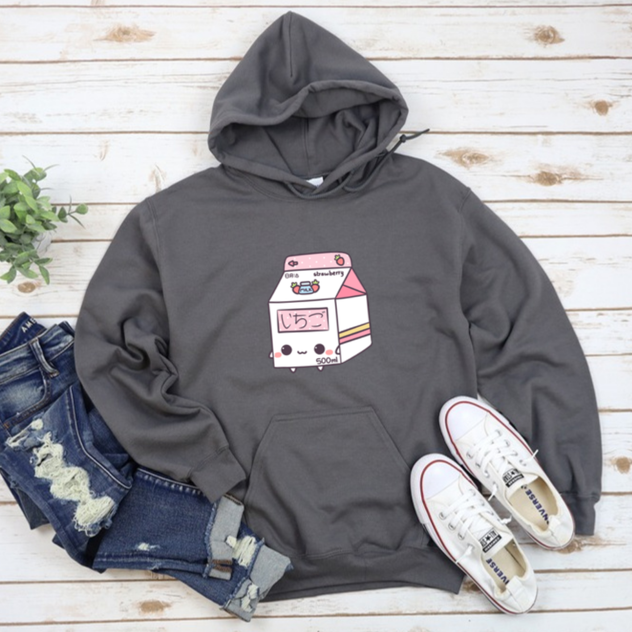 Strawberry Milk Carton Hoodie