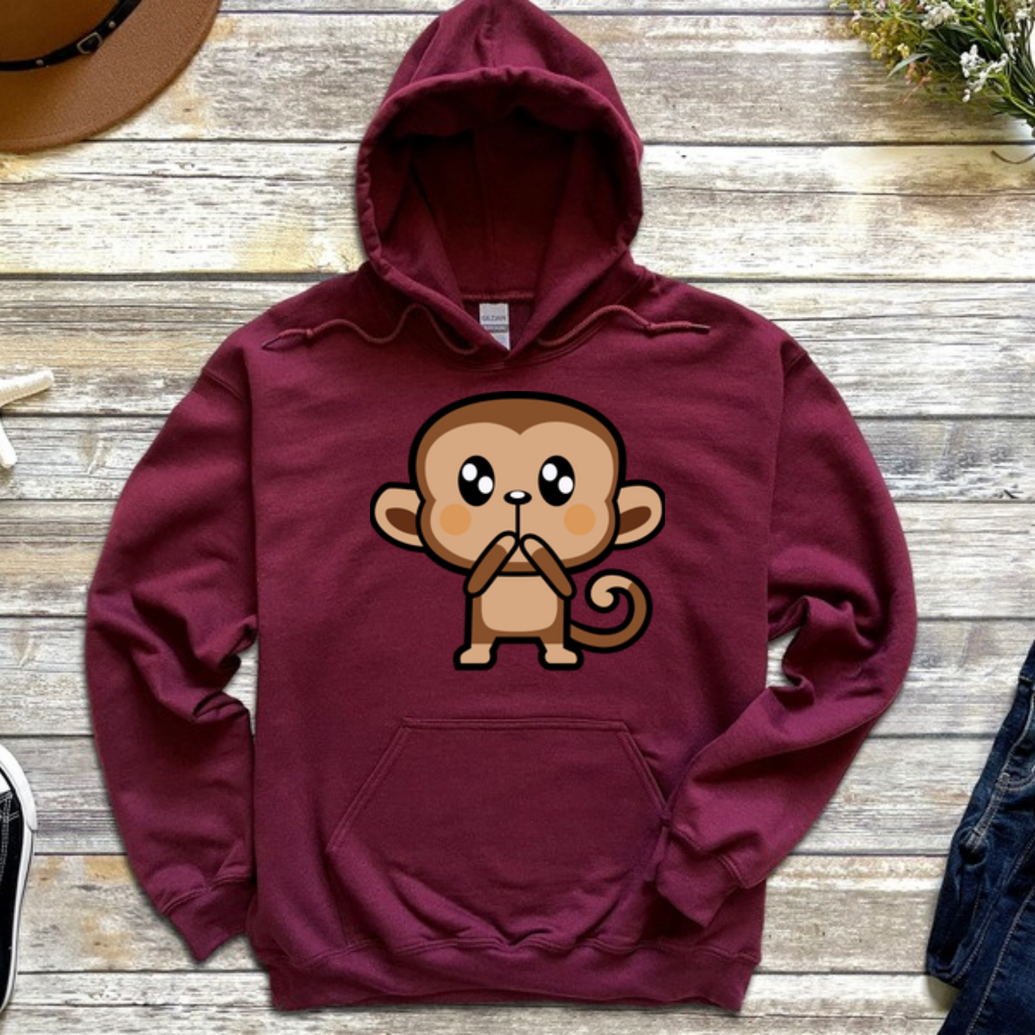 Shocked Monkey Hoodie