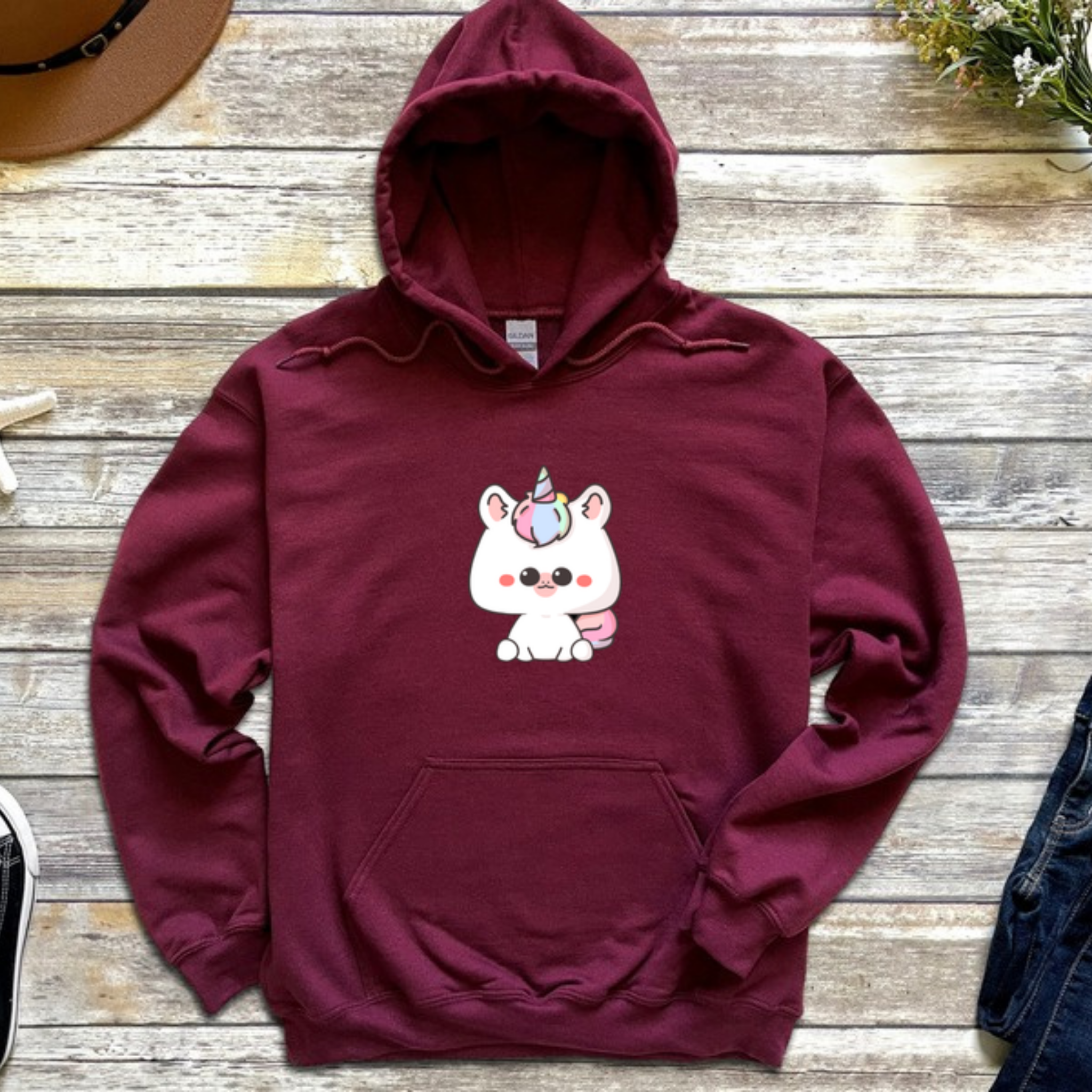 Rainbow Baby Unicorn Hoodie