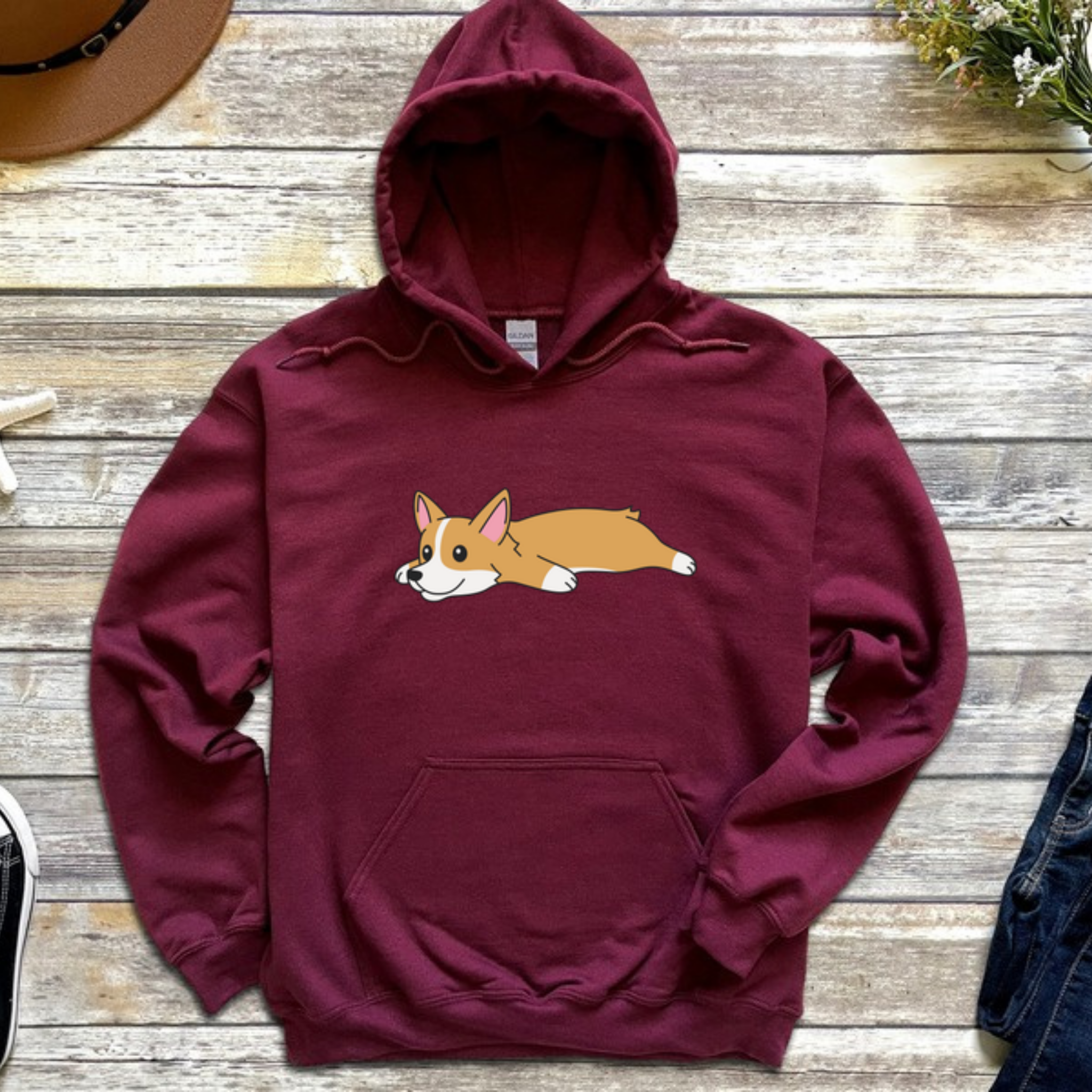 Tired Dog Hoodie