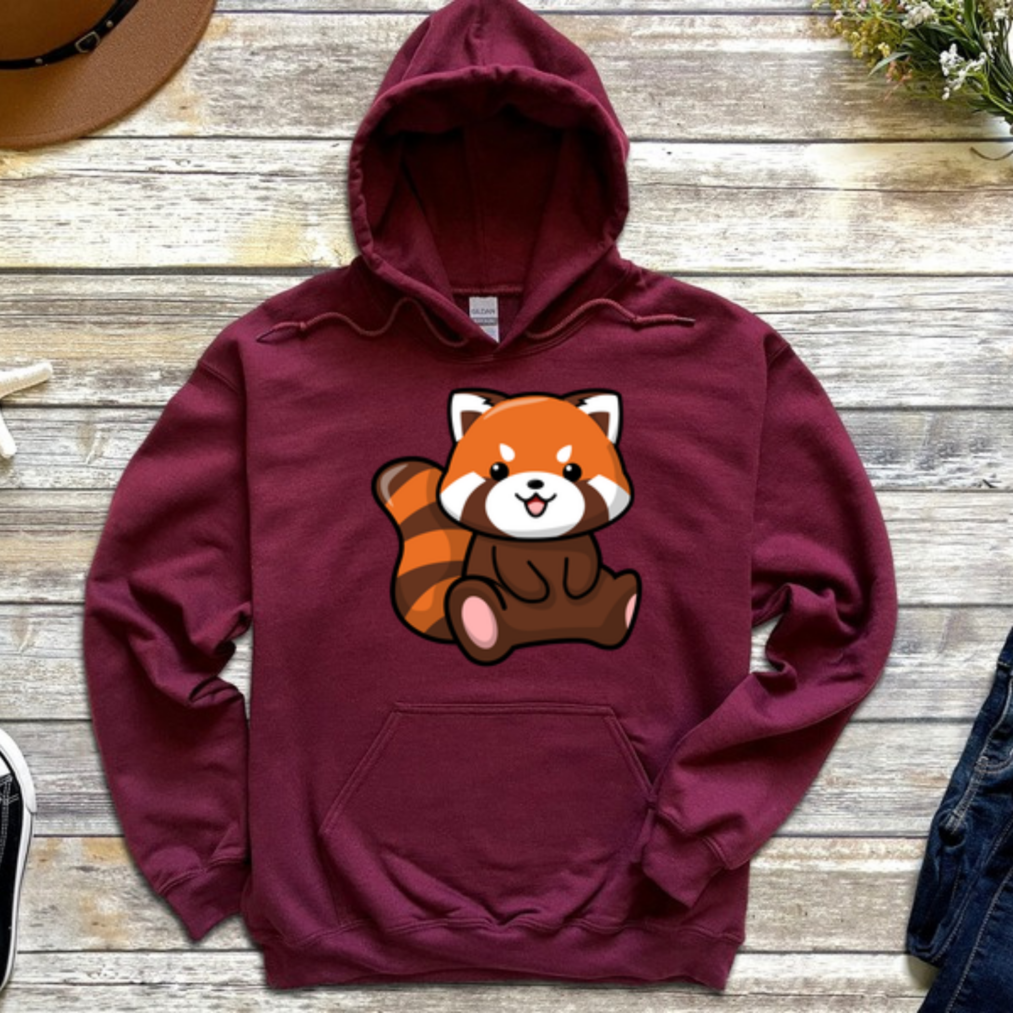 Red Panda Hoodie