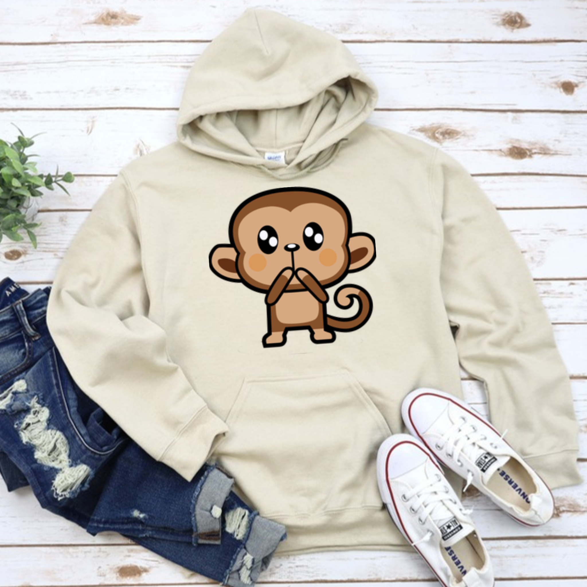 Shocked Monkey Hoodie
