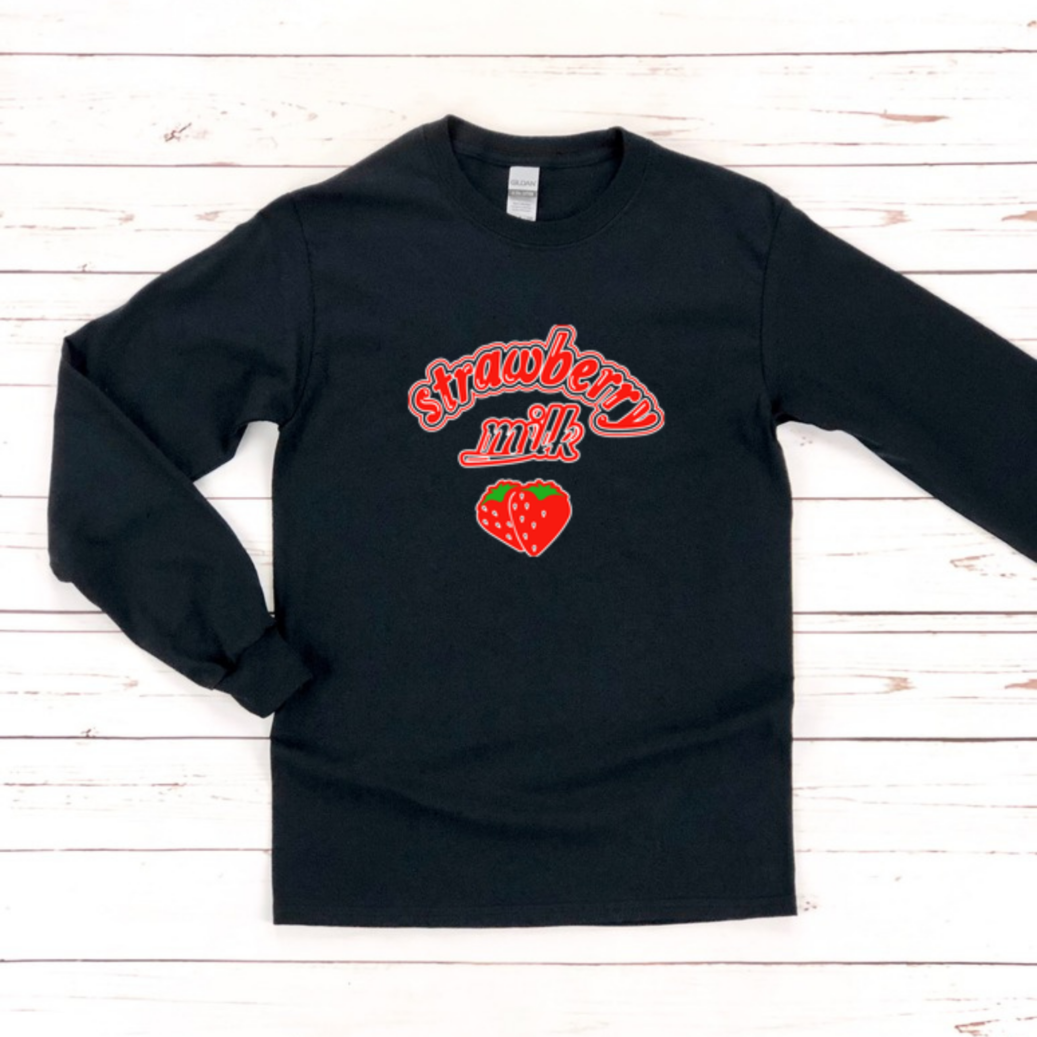 Strawberry Milk Long Sleeve Shirt