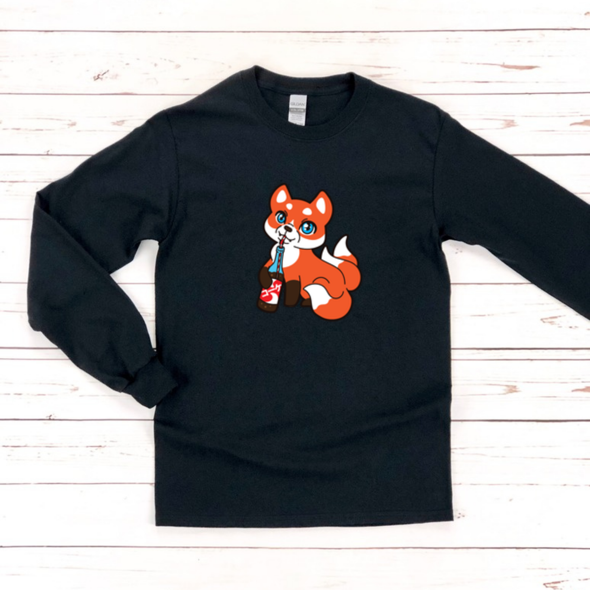 Kitsune Cola Long Sleeve Shirt