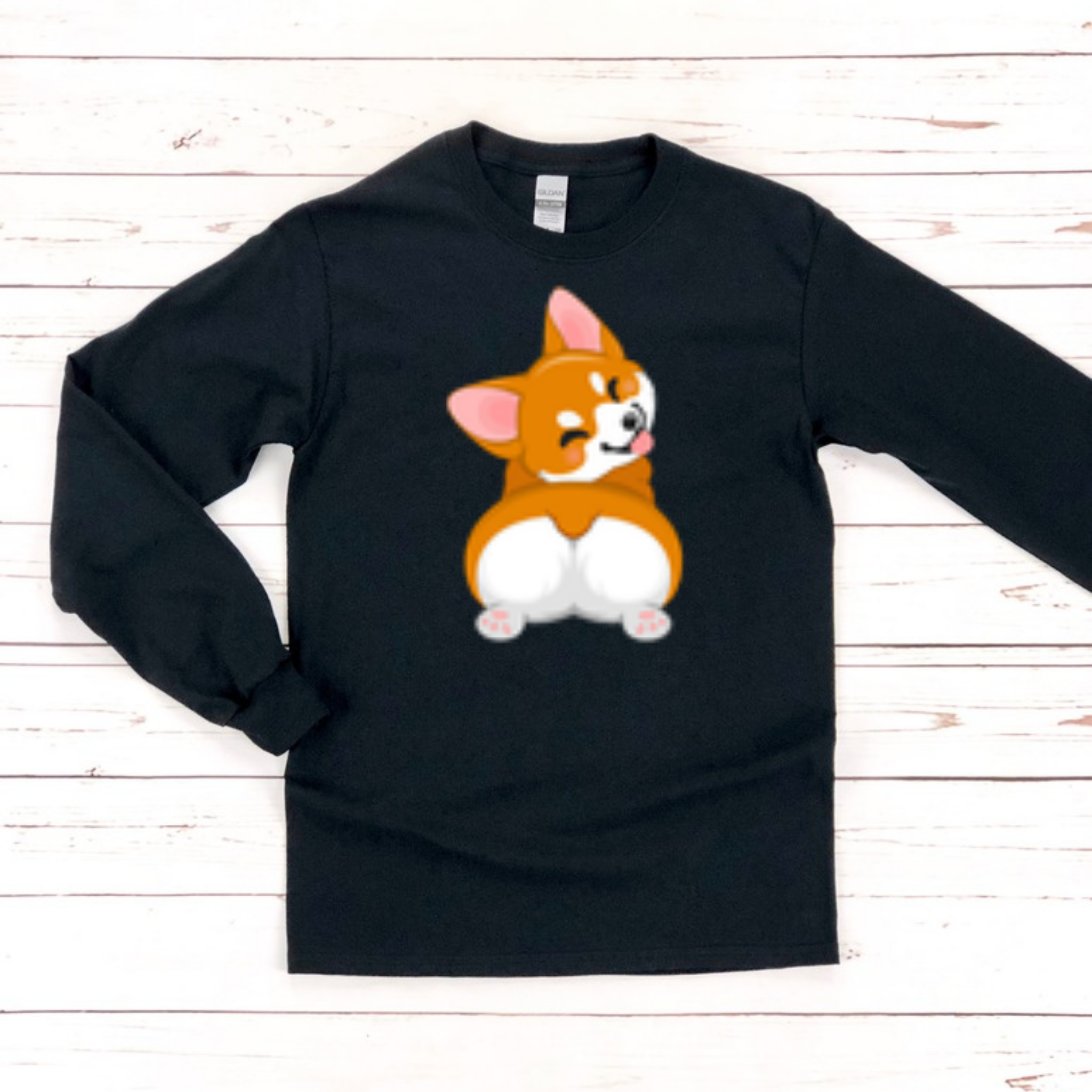Puppy Butt Long Sleeve Shirt