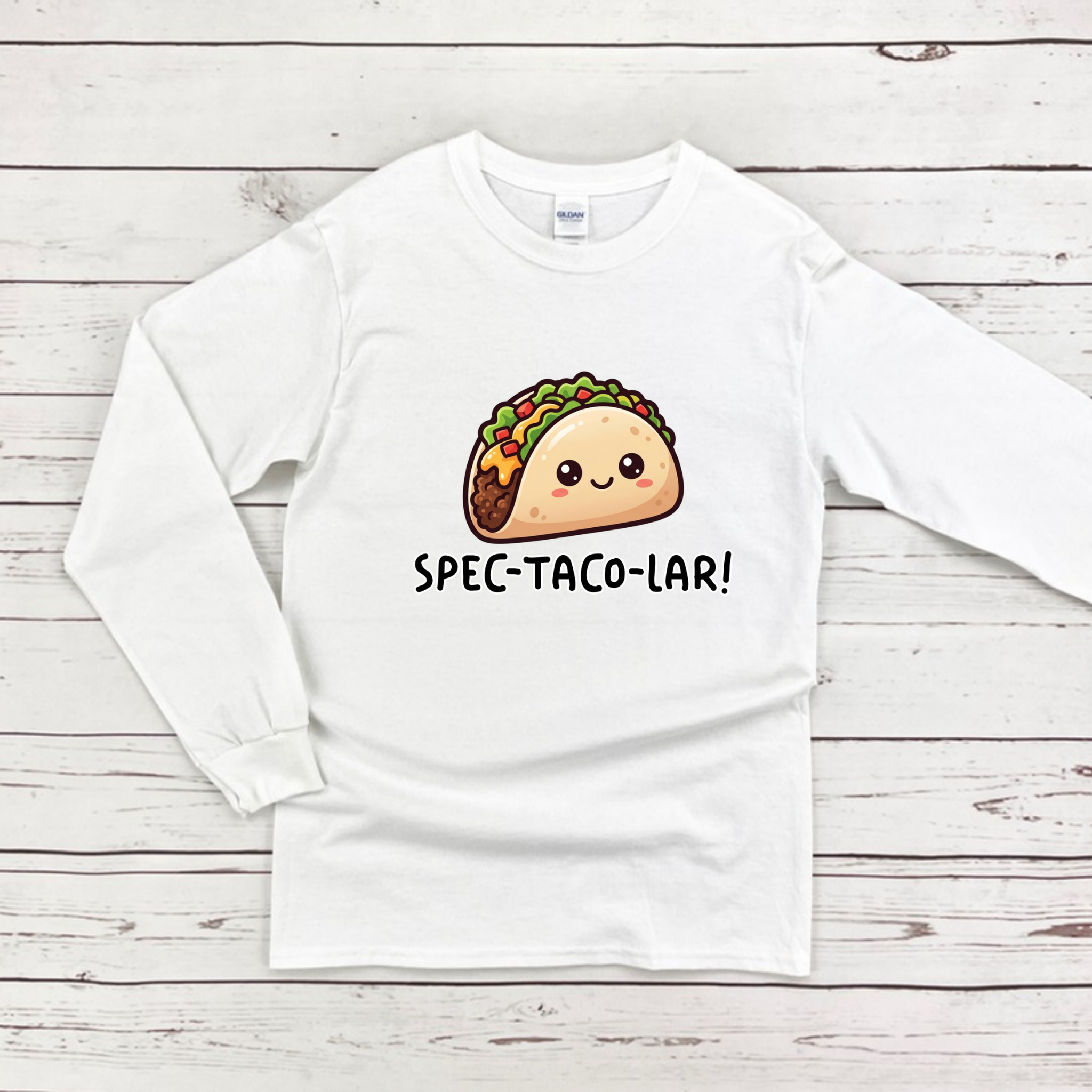 Spec-taco-lar!  Taco Long Sleeve Shirt