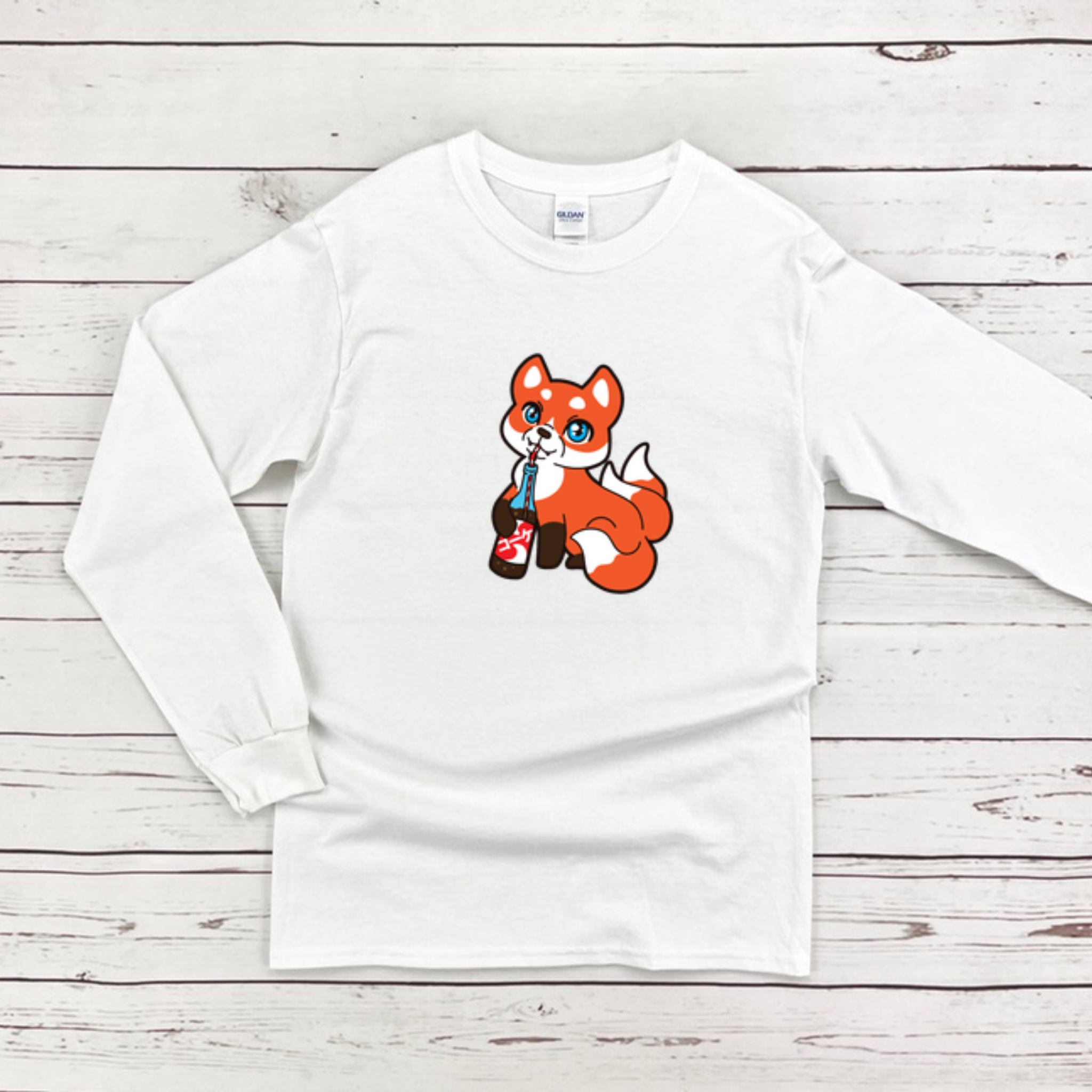 Kitsune Cola Long Sleeve Shirt
