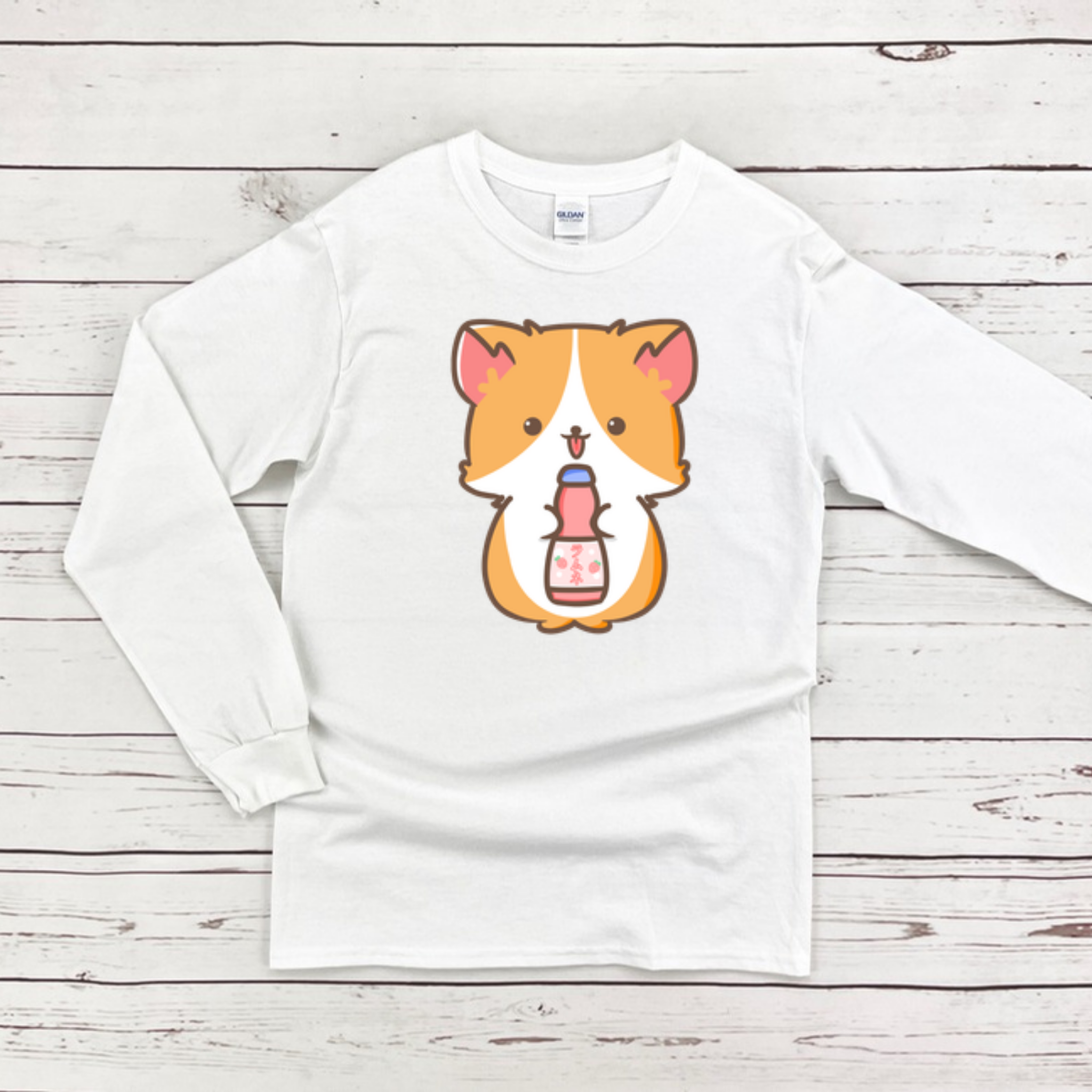 Ramune Soda Dog Long Sleeve Shirt