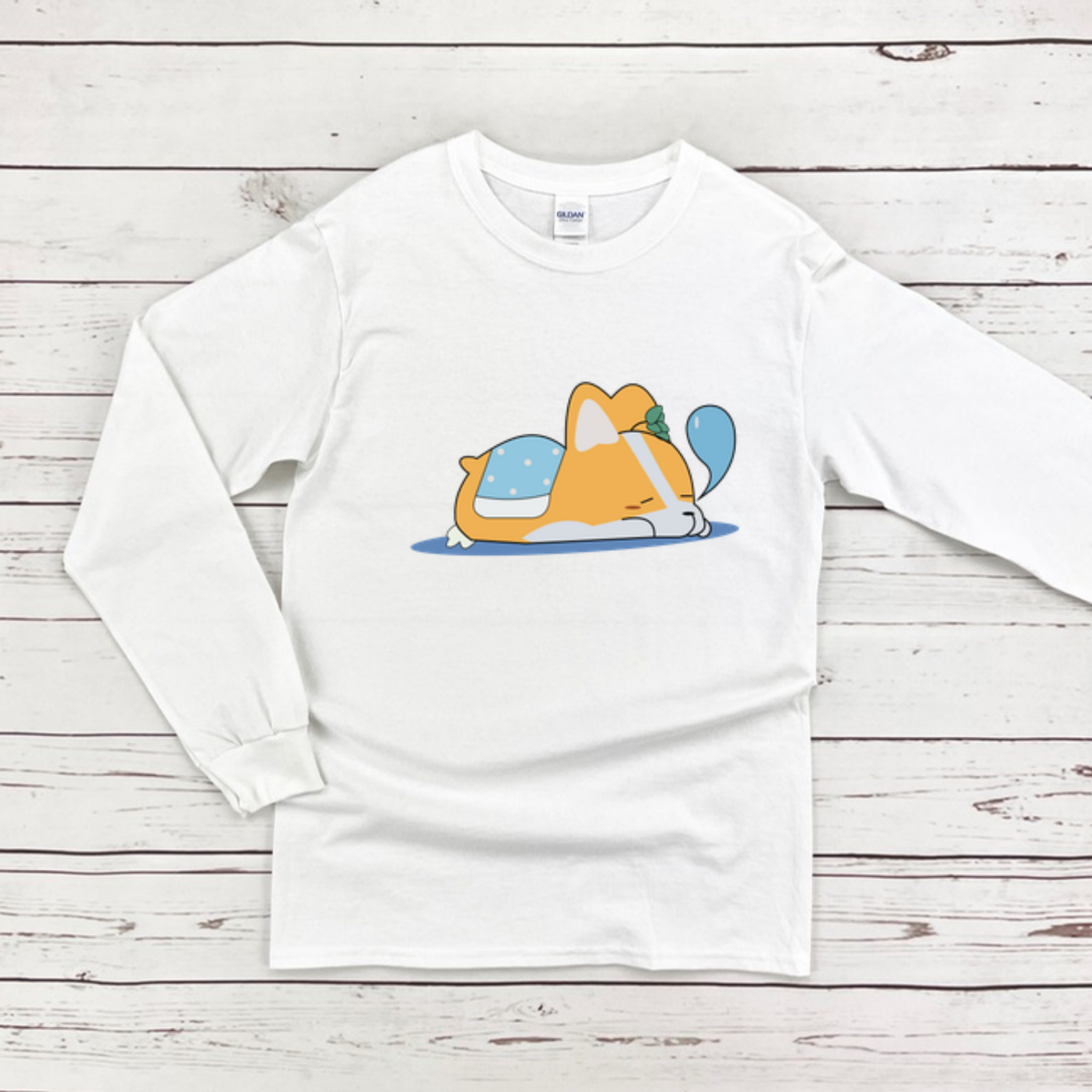 Puppy Nap Long Sleeve Shirt