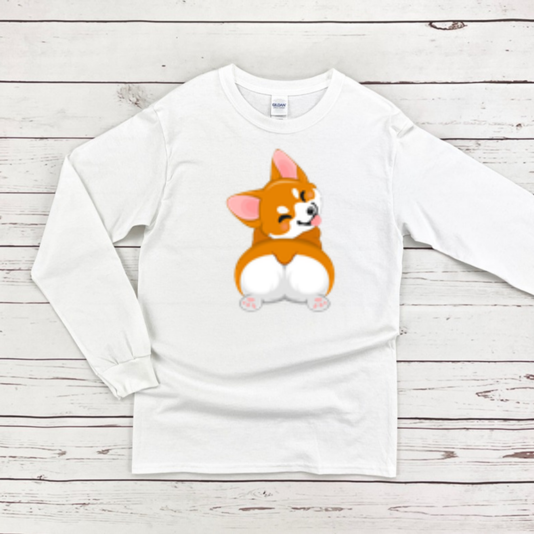 Puppy Butt Long Sleeve Shirt