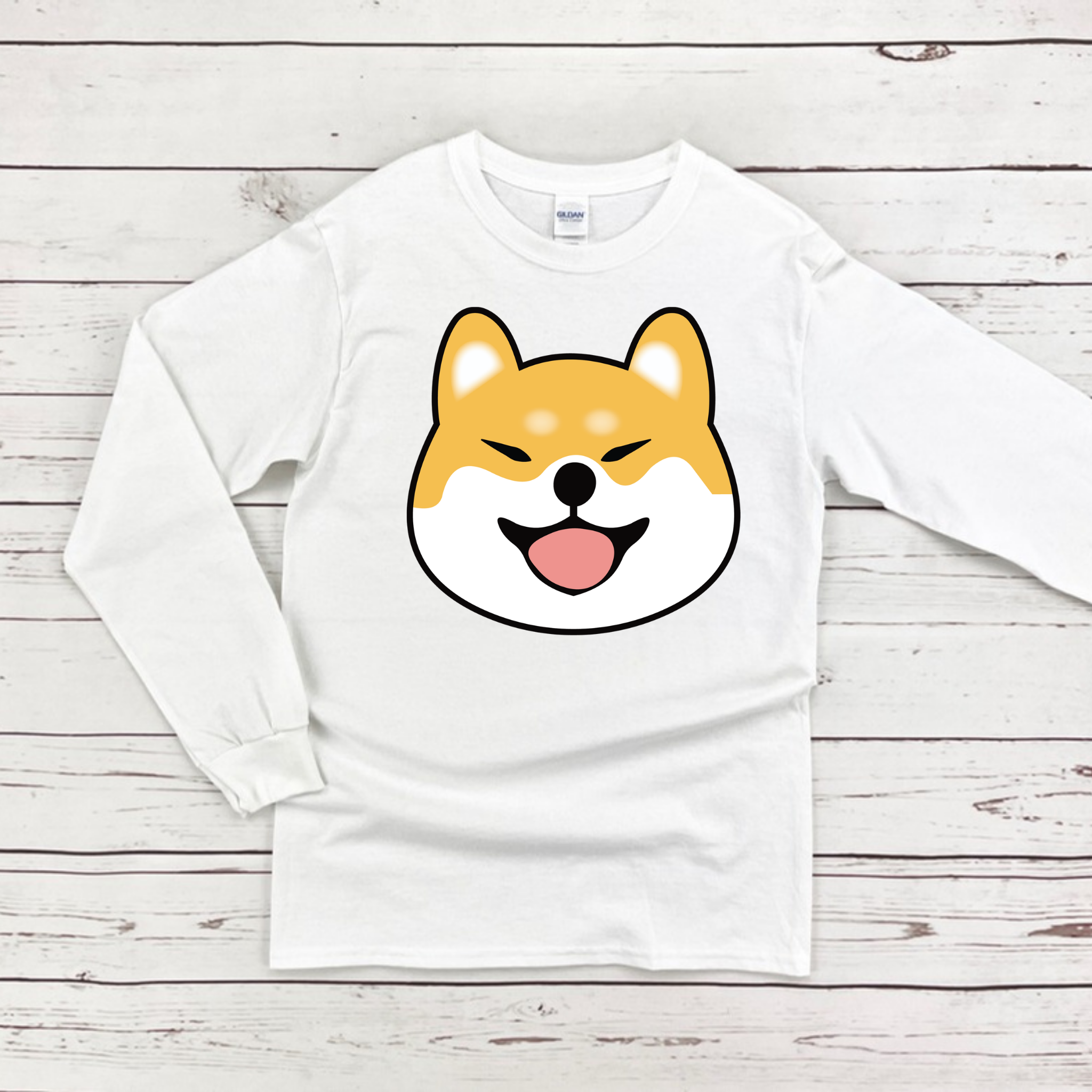 Shiba Inu Face Long Sleeve Shirt