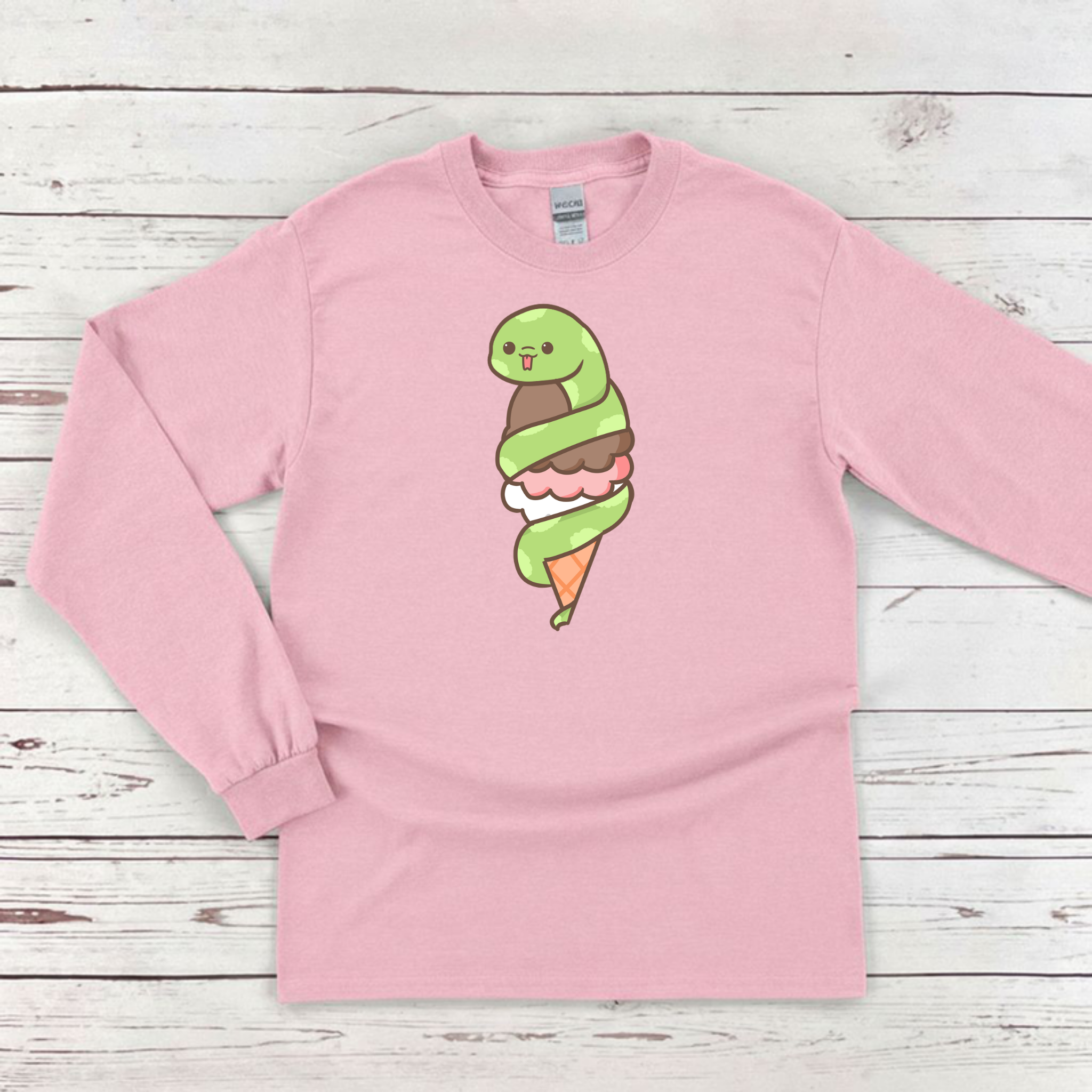 Ice Cream Snake Long Sleeve Shirt