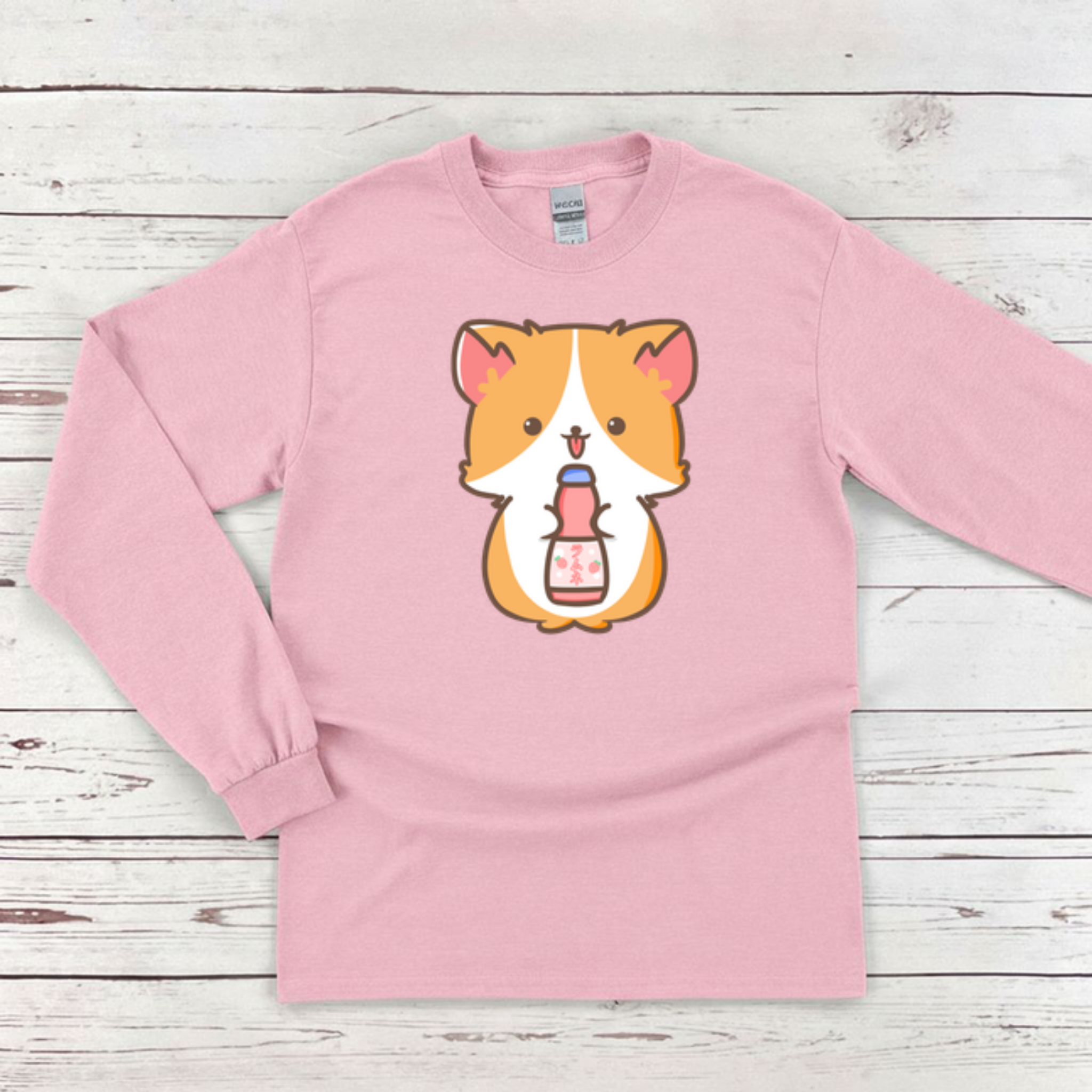 Ramune Soda Dog Long Sleeve Shirt