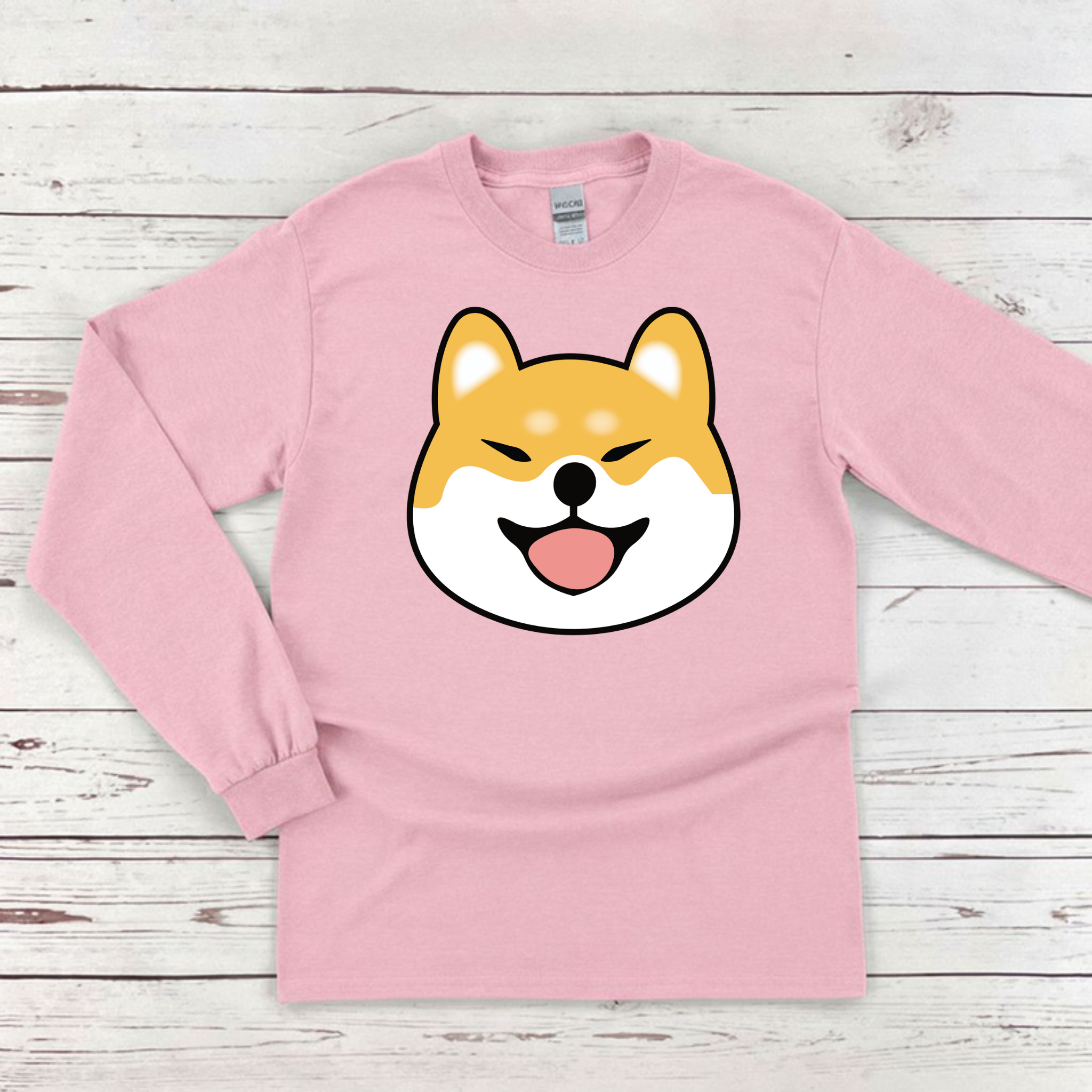 Shiba Inu Face Long Sleeve Shirt