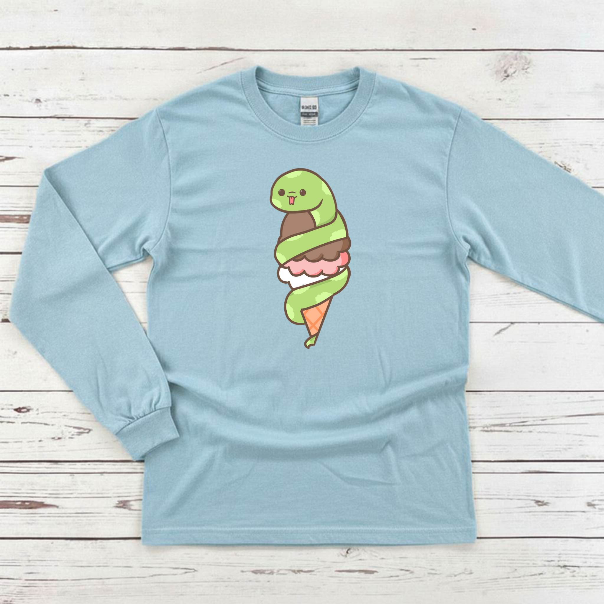 Ice Cream Snake Long Sleeve Shirt