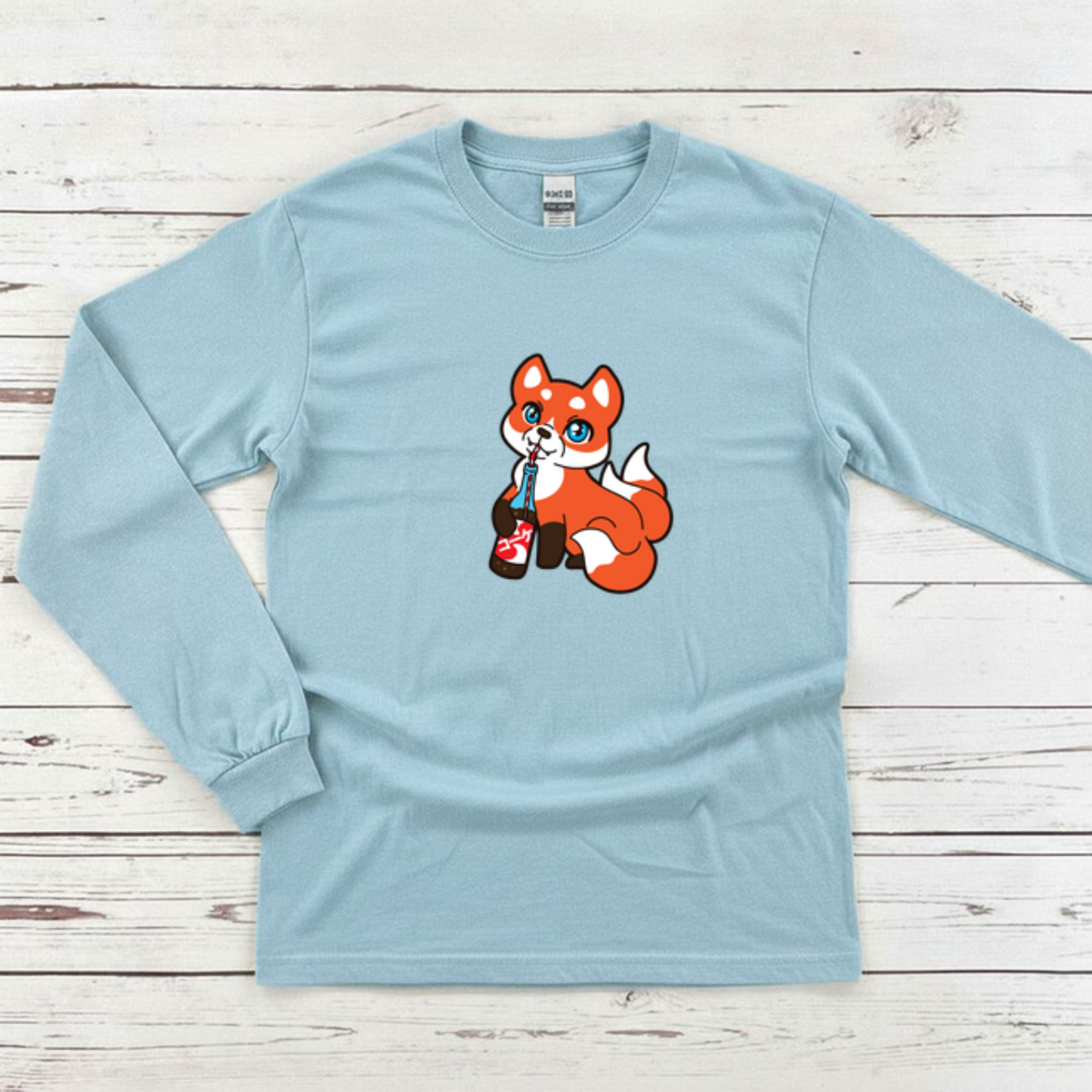 Kitsune Cola Long Sleeve Shirt