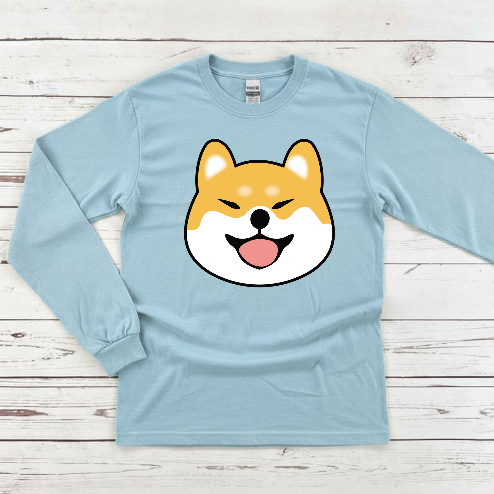 Shiba Inu Face Long Sleeve Shirt