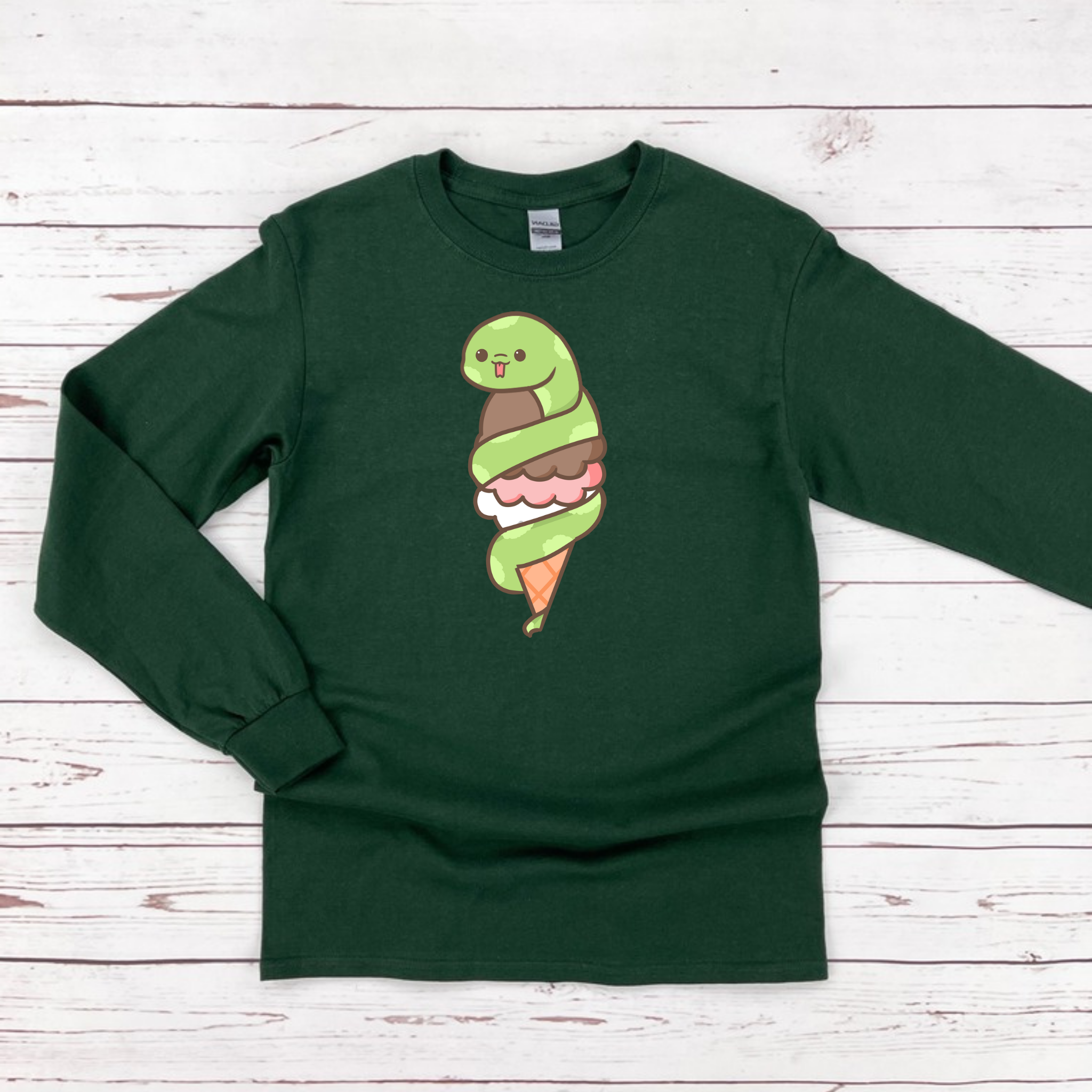 Ice Cream Snake Long Sleeve Shirt