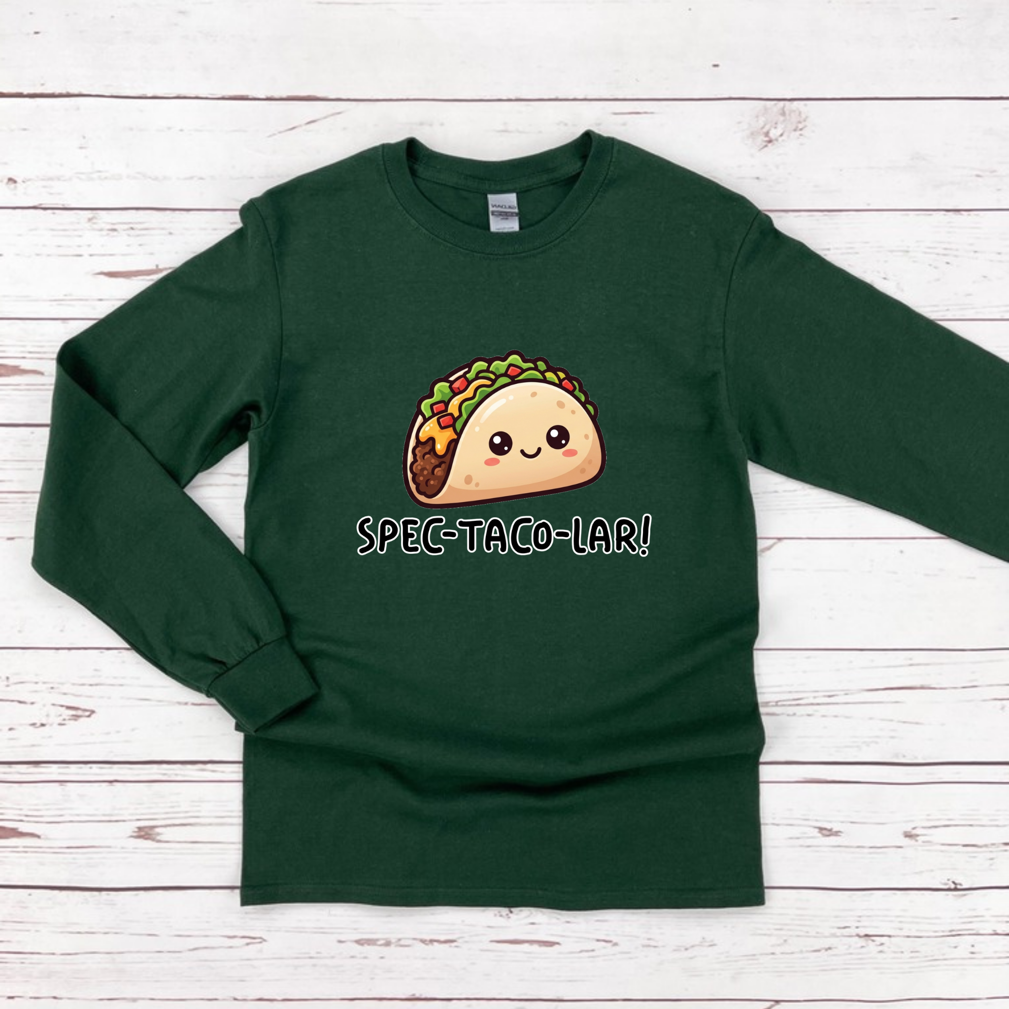 Spec-taco-lar!  Taco Long Sleeve Shirt