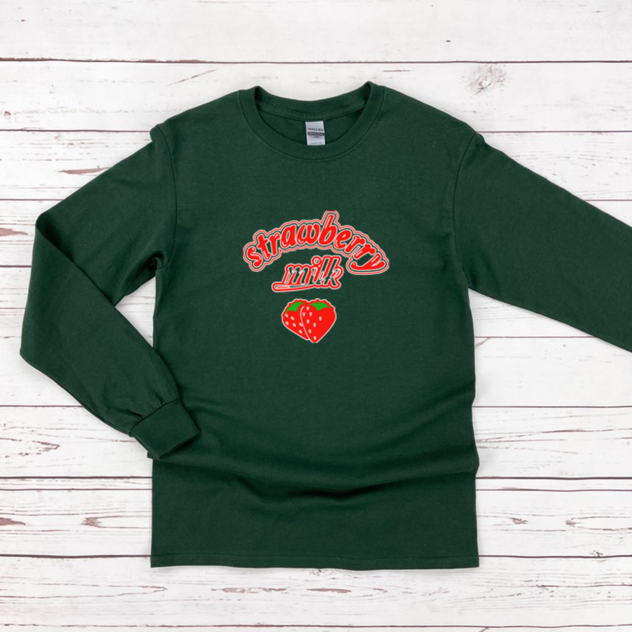 Strawberry Milk Long Sleeve Shirt