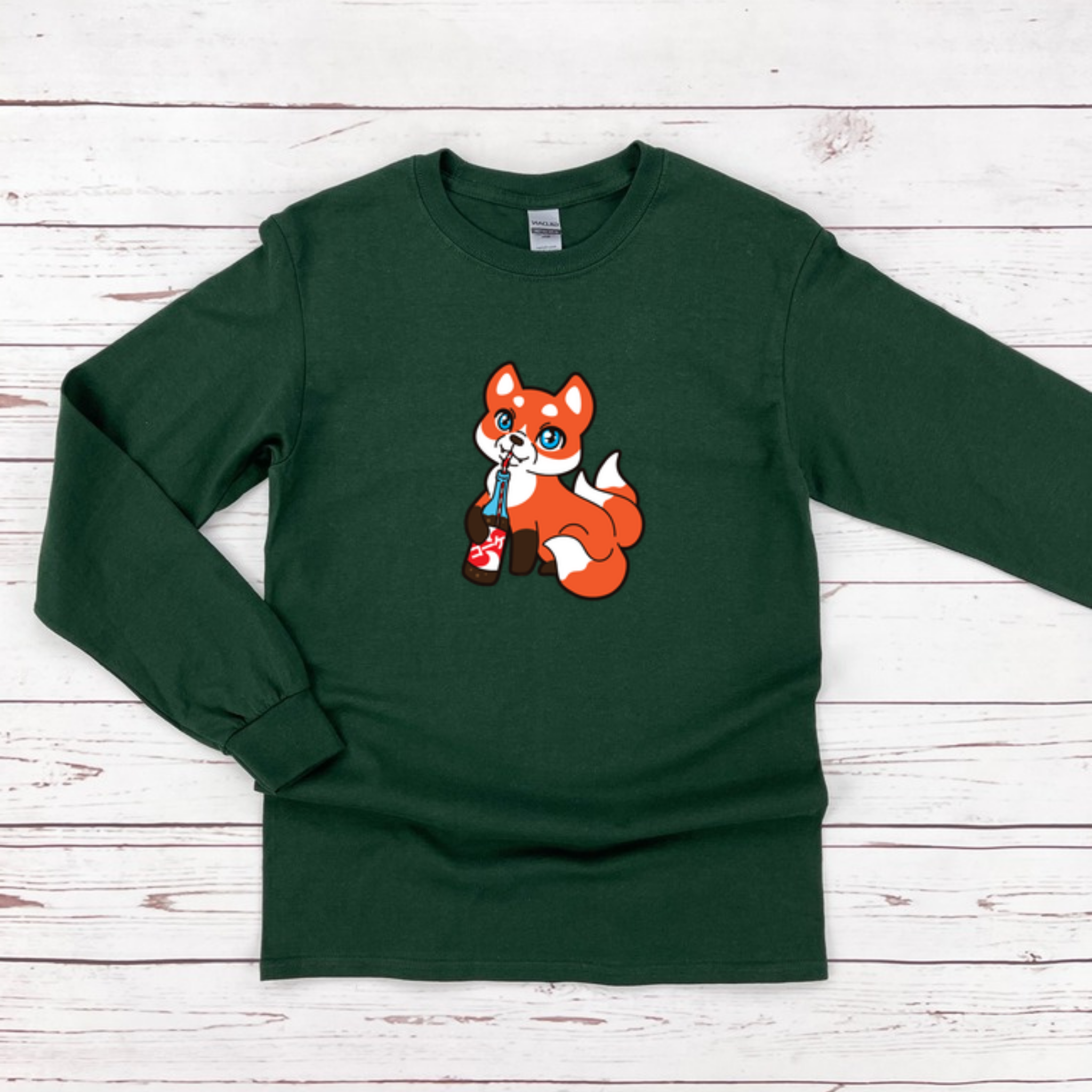 Kitsune Cola Long Sleeve Shirt
