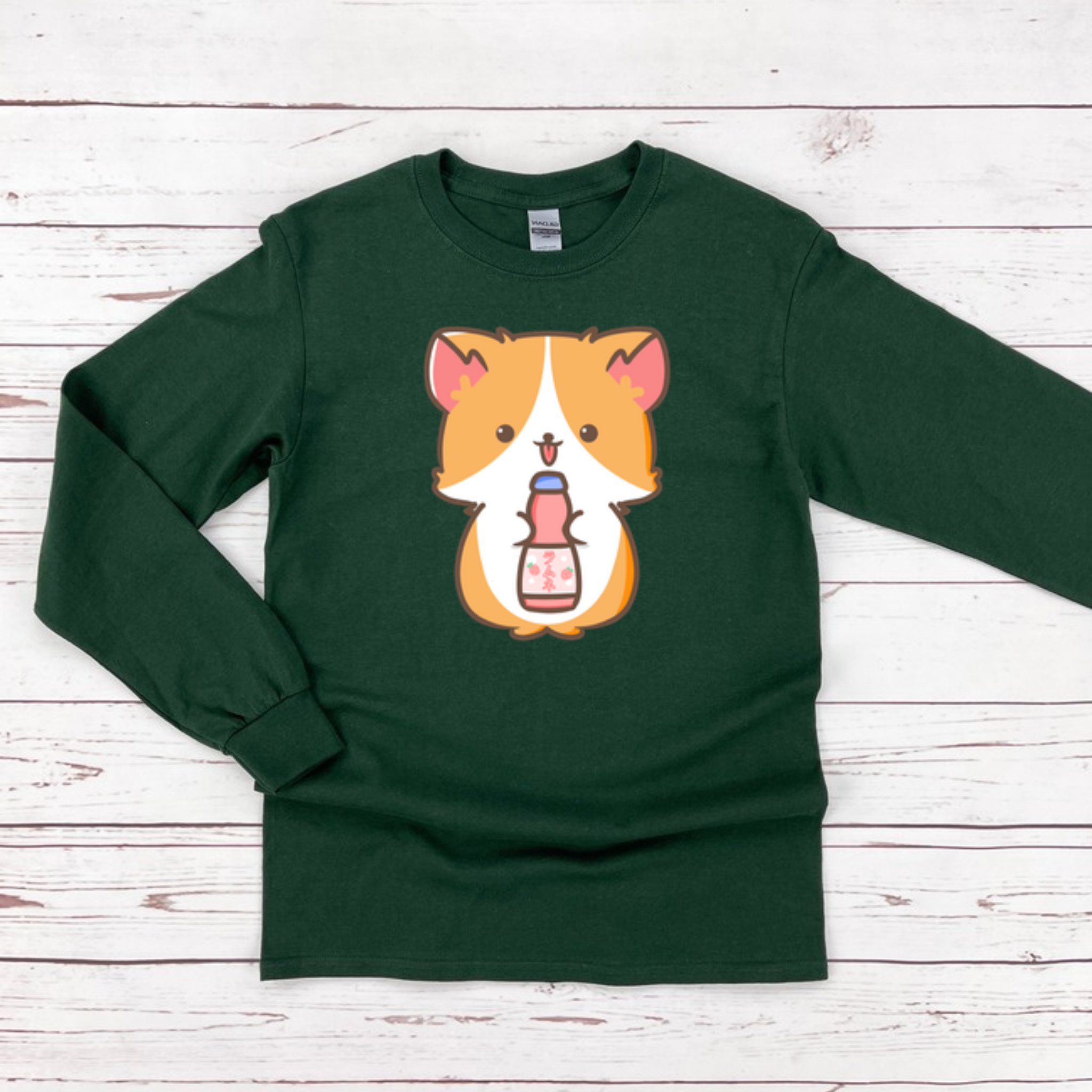 Ramune Soda Dog Long Sleeve Shirt