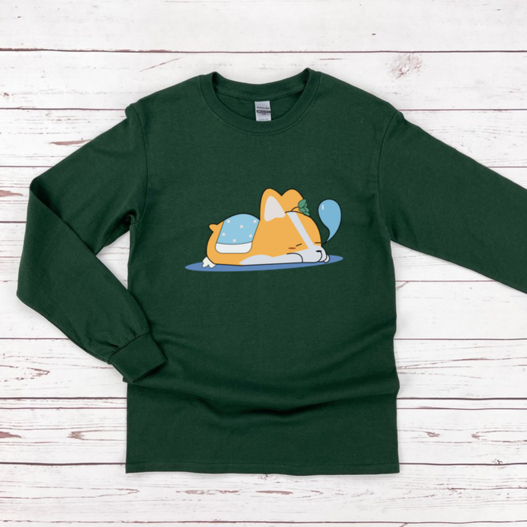 Puppy Nap Long Sleeve Shirt