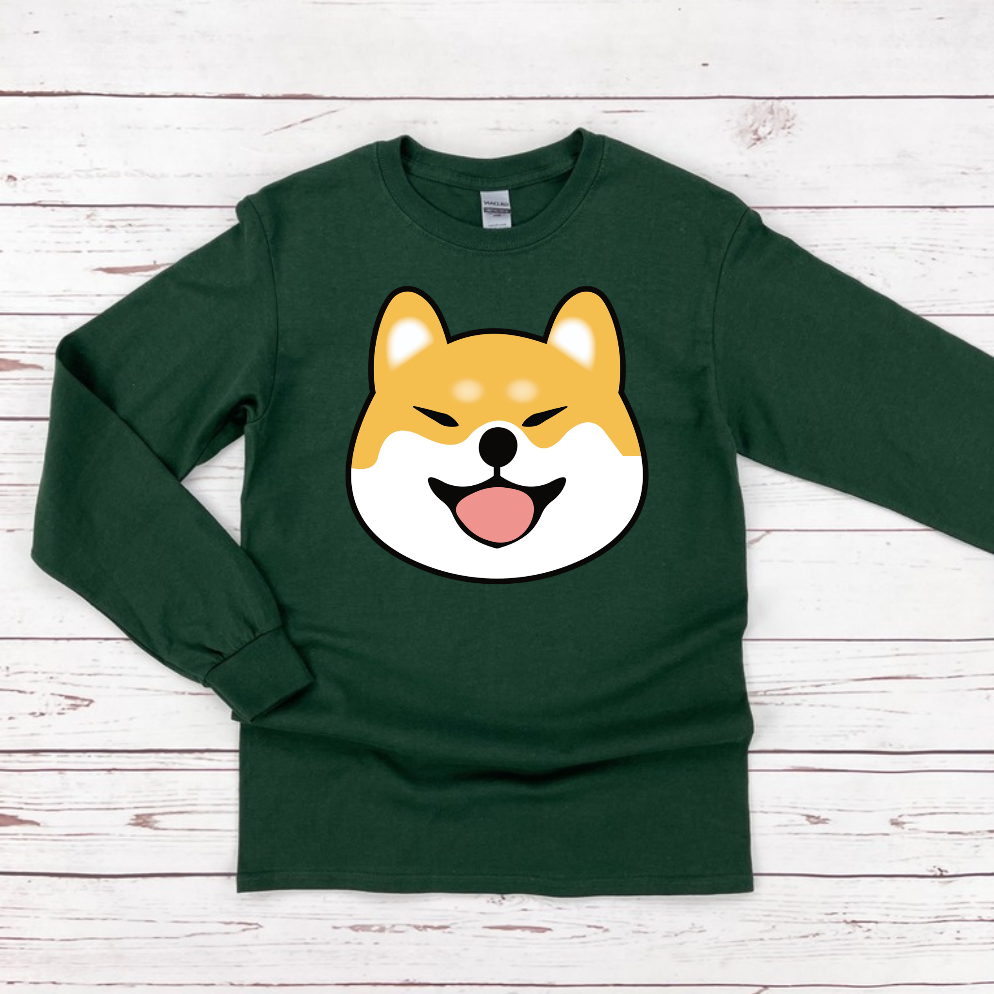 Shiba Inu Face Long Sleeve Shirt