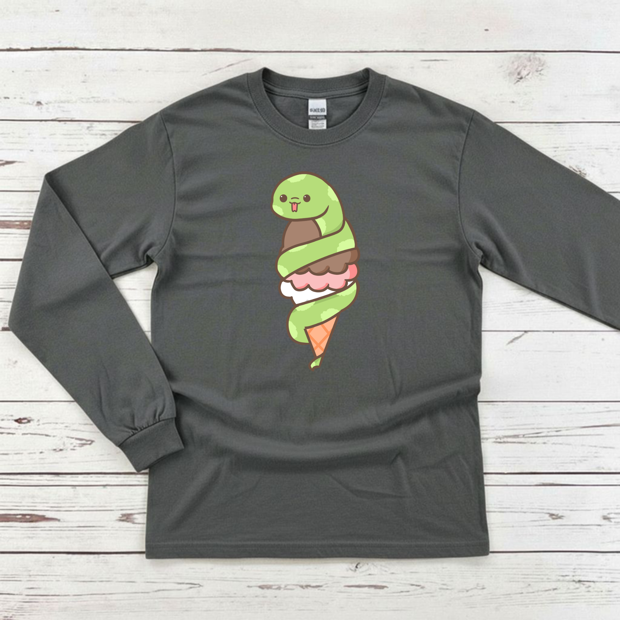 Ice Cream Snake Long Sleeve Shirt