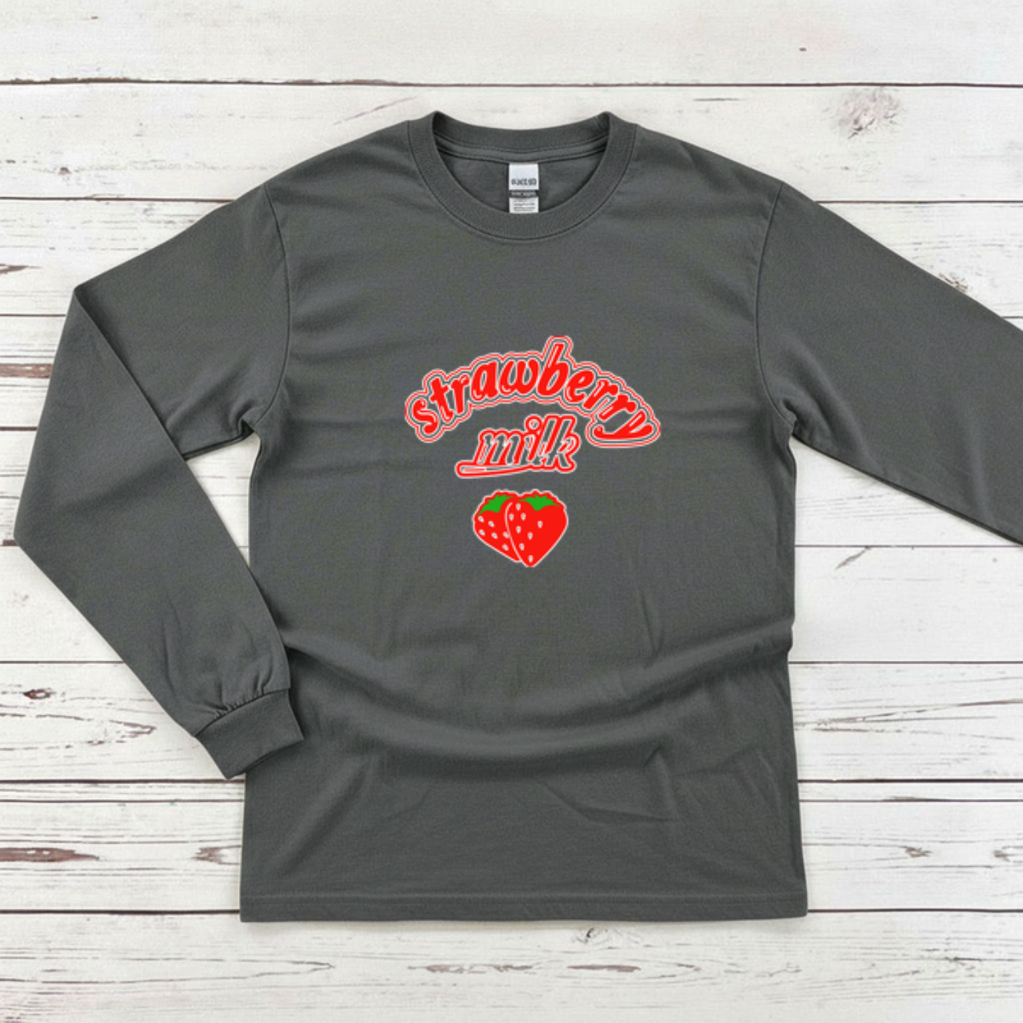 Strawberry Milk Long Sleeve Shirt