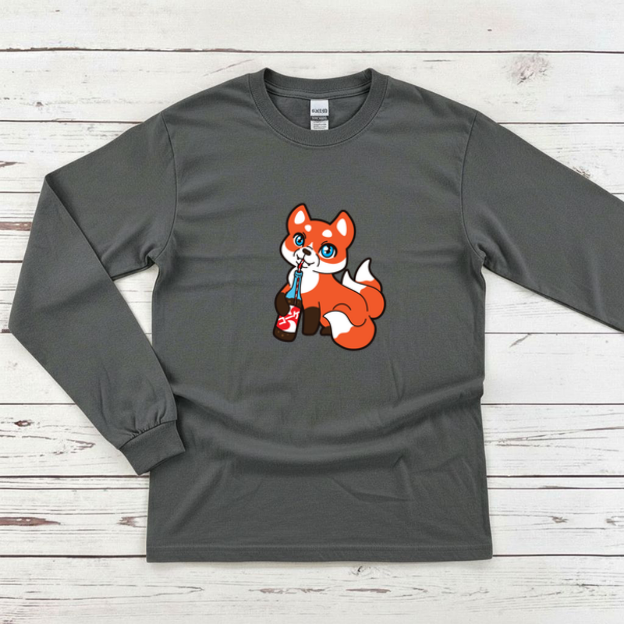 Kitsune Cola Long Sleeve Shirt