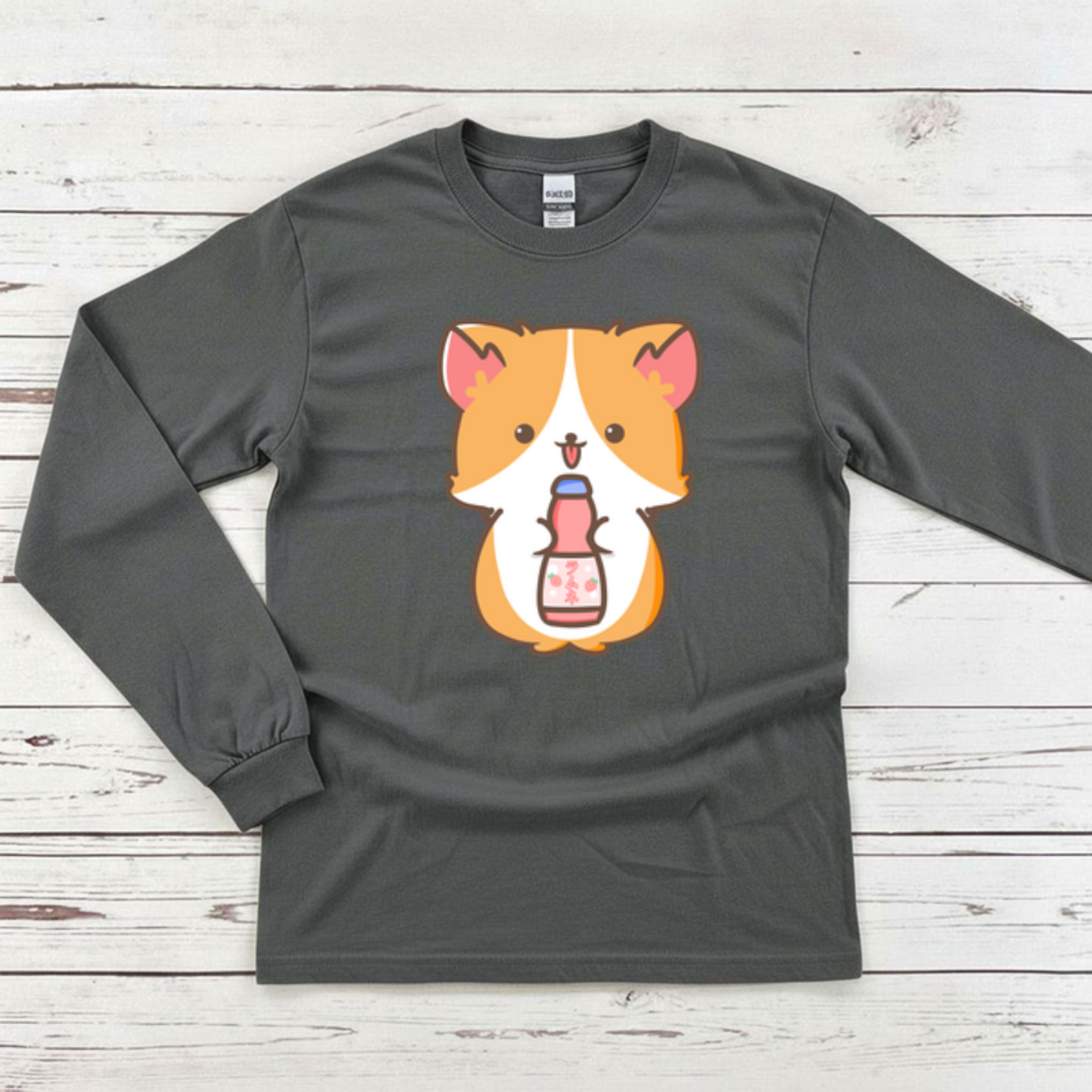 Ramune Soda Dog Long Sleeve Shirt