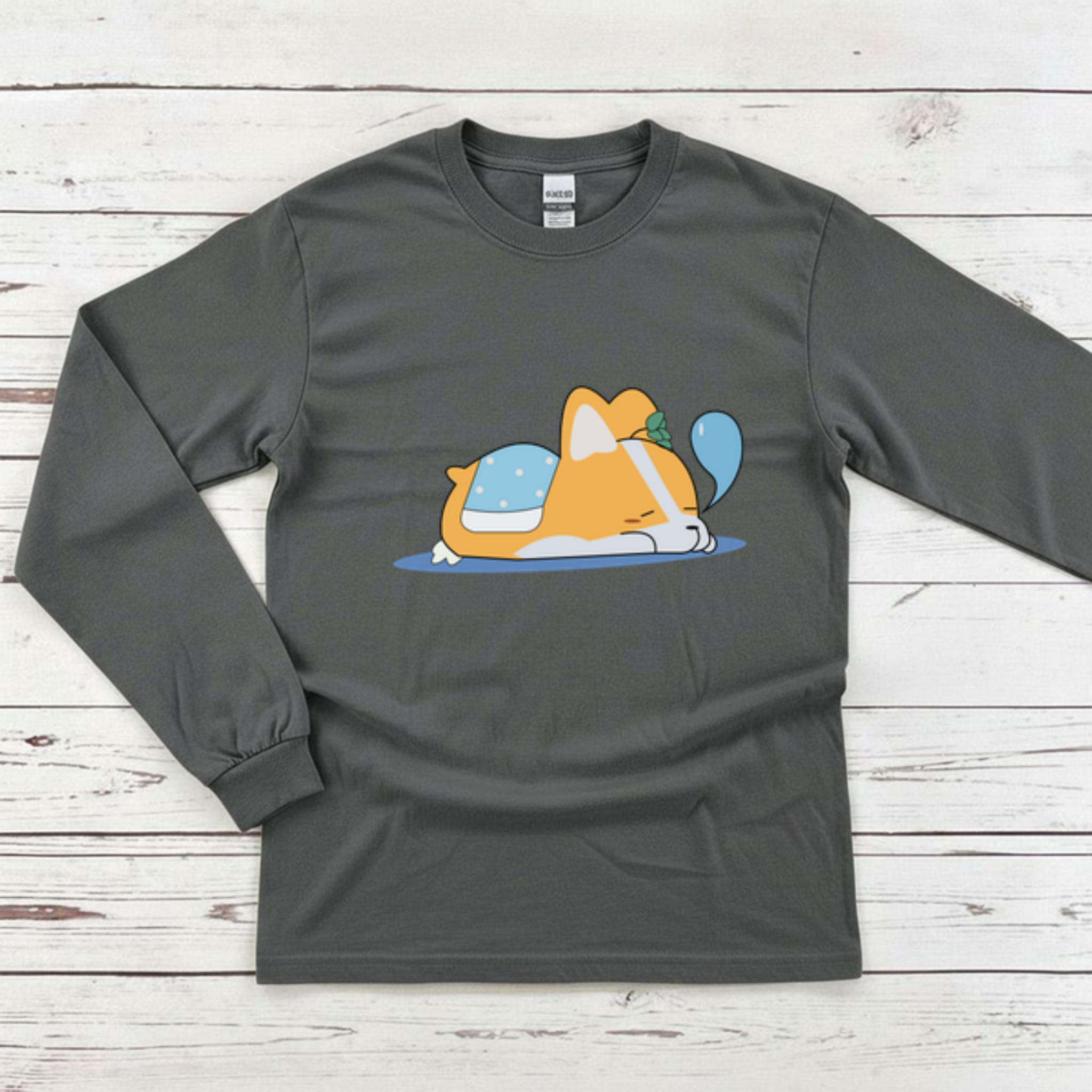 Puppy Nap Long Sleeve Shirt