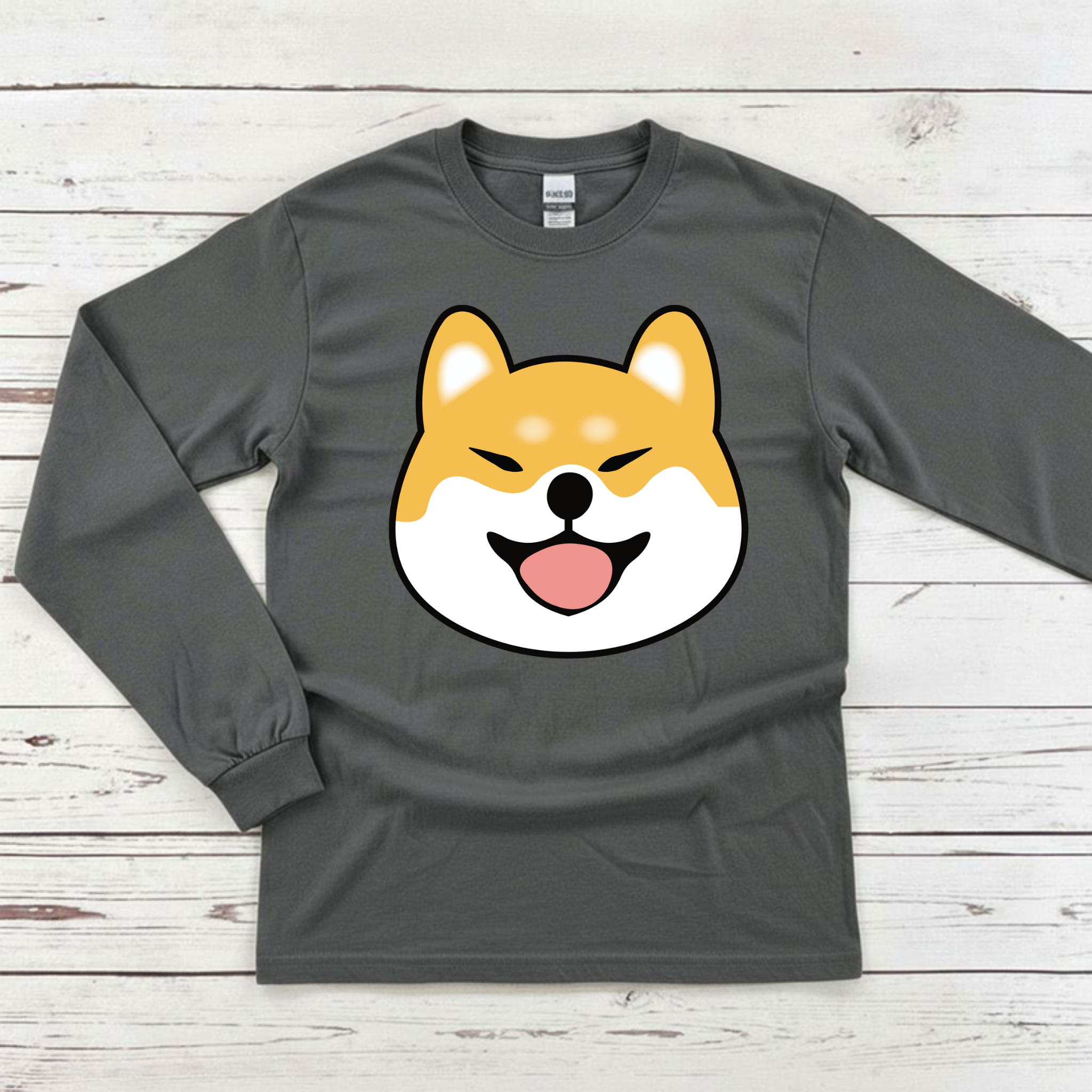 Shiba Inu Face Long Sleeve Shirt