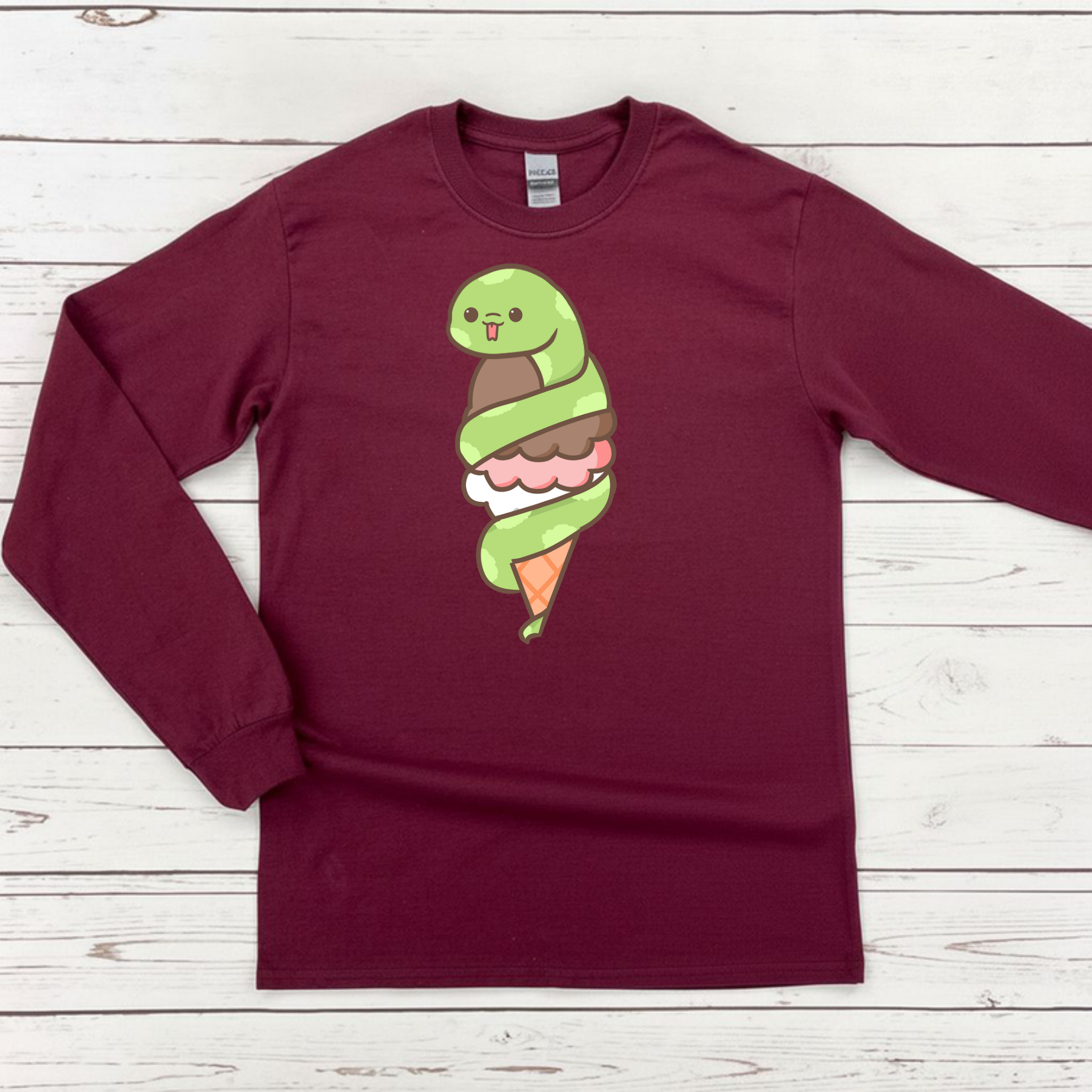 Ice Cream Snake Long Sleeve Shirt