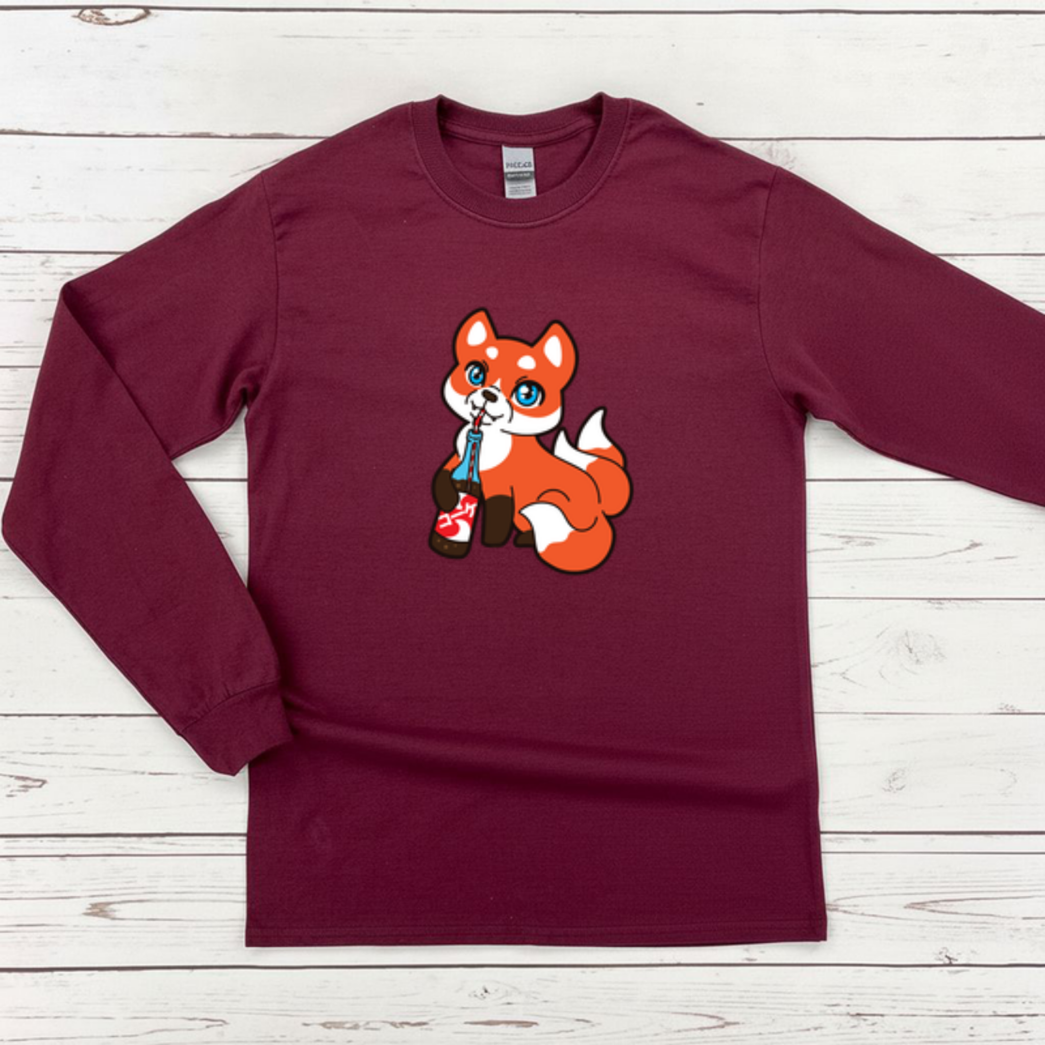 Kitsune Cola Long Sleeve Shirt