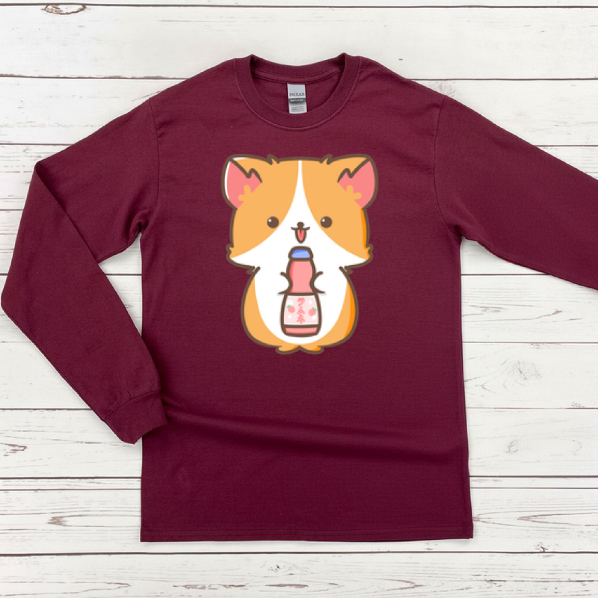 Ramune Soda Dog Long Sleeve Shirt