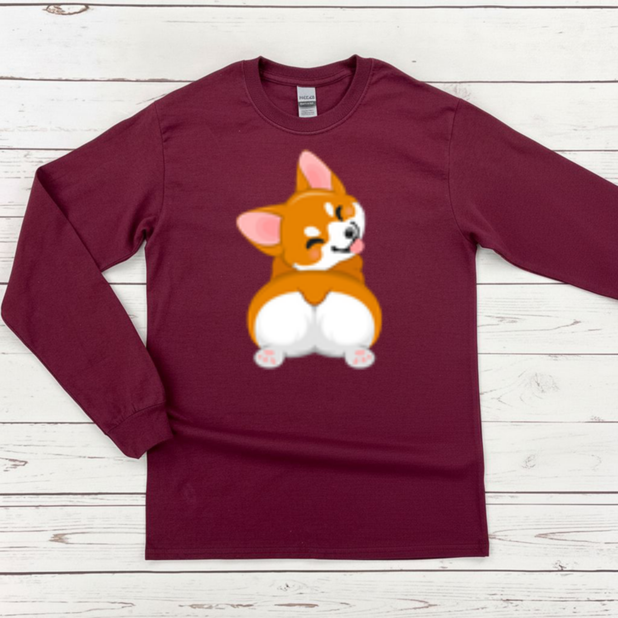 Puppy Butt Long Sleeve Shirt