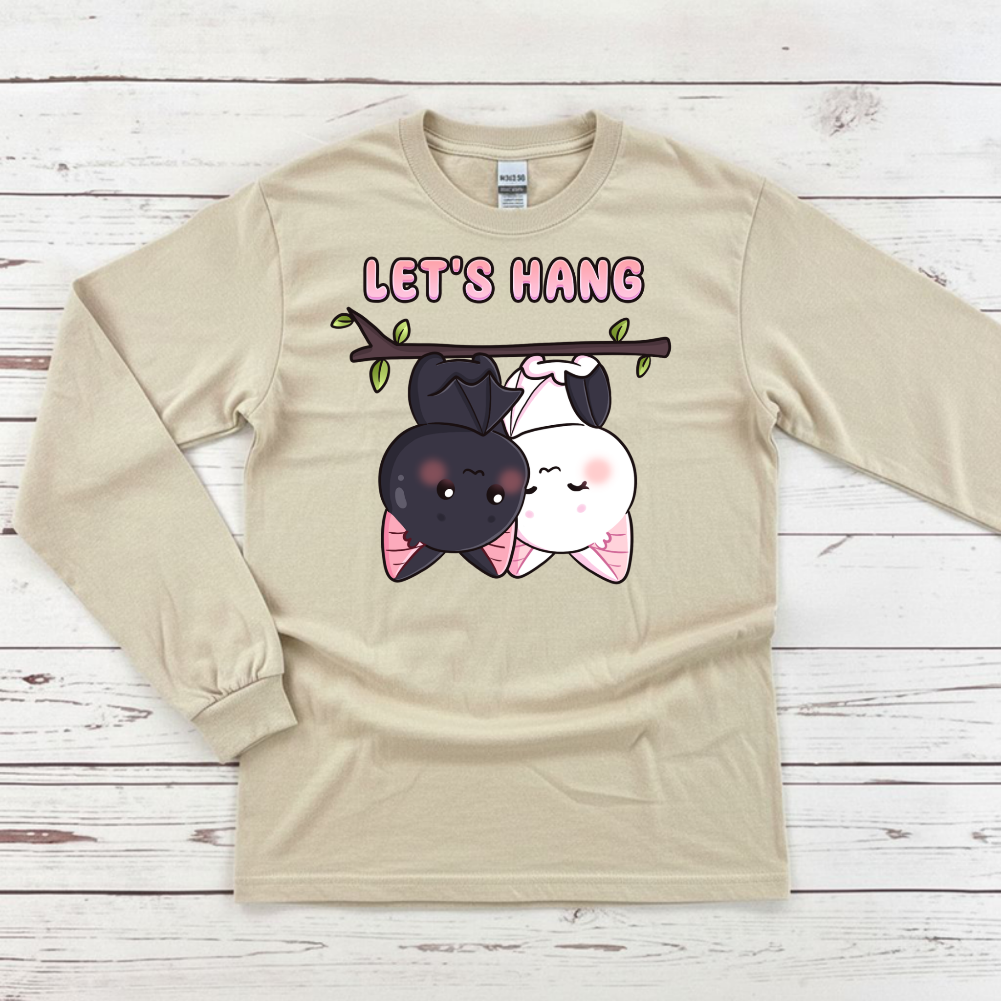 Let's Hang Bat Couple Long Sleeve Shirt