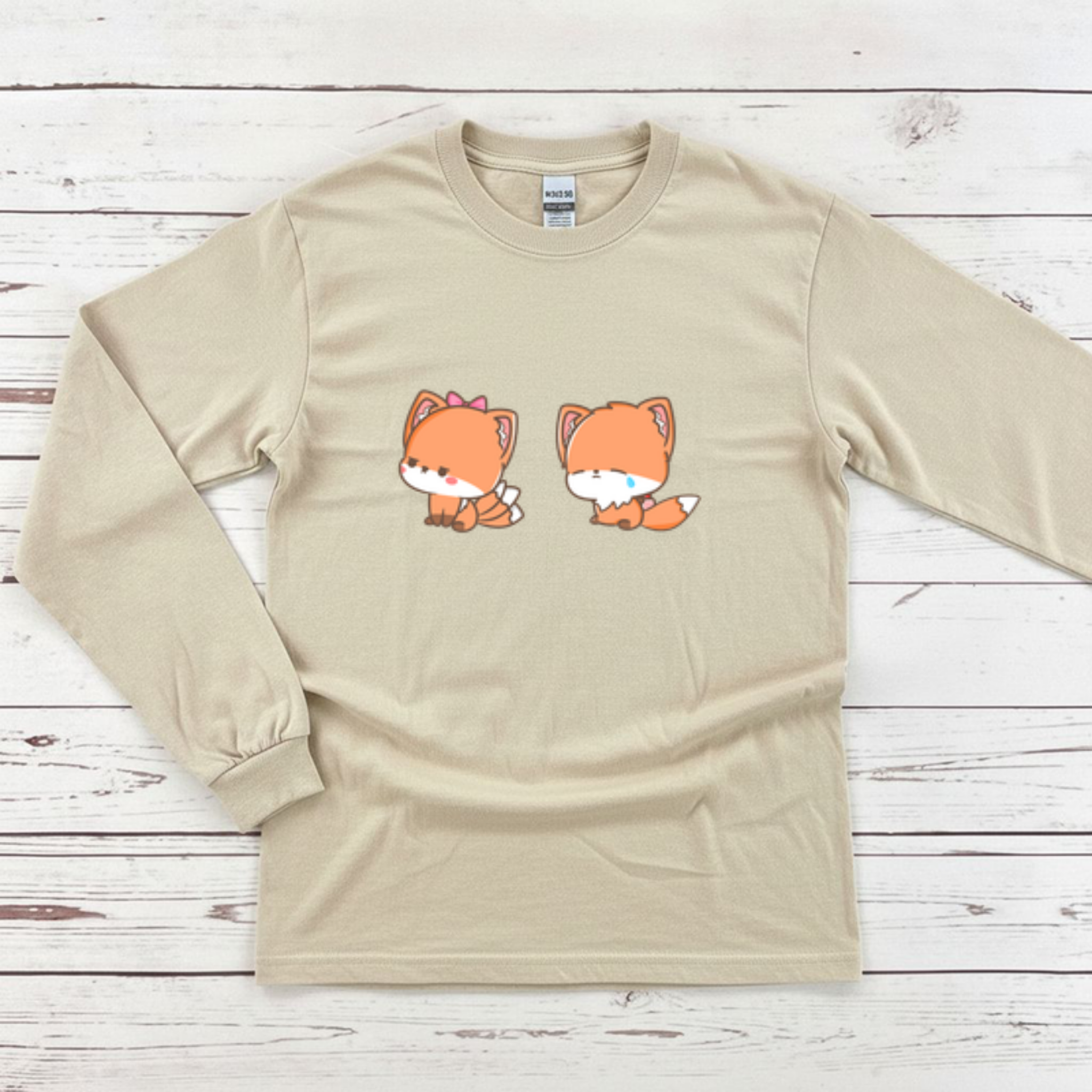 Upset Fox Couple Long Sleeve Shirt