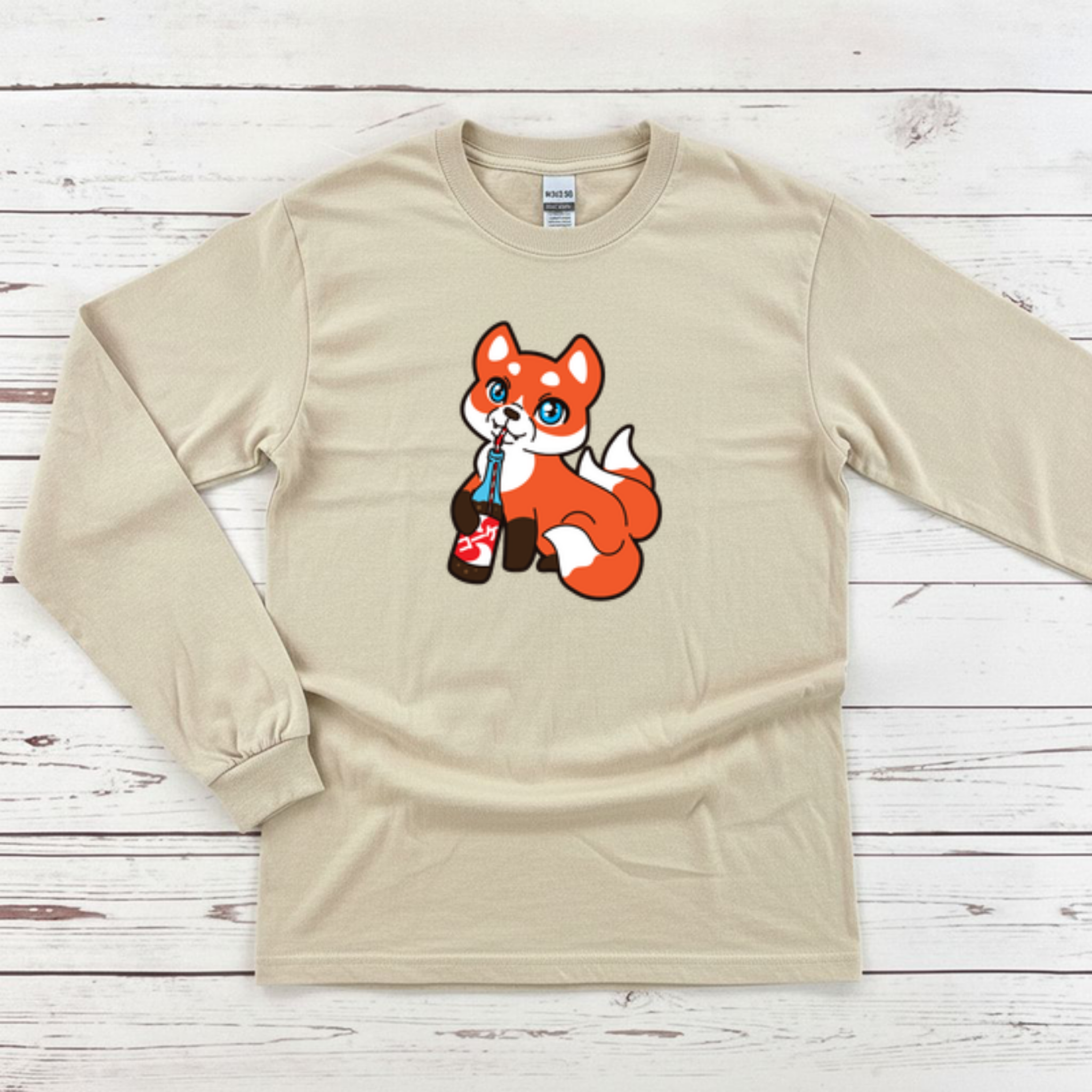 Kitsune Cola Long Sleeve Shirt