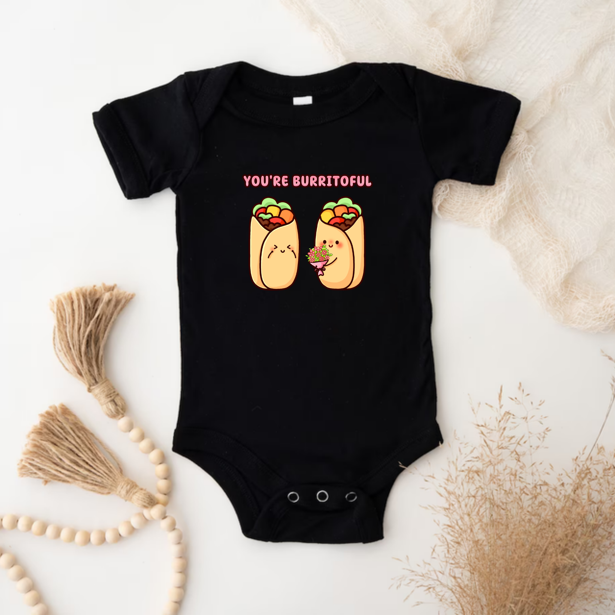 You're Burritoful Burrito Couple Onesie