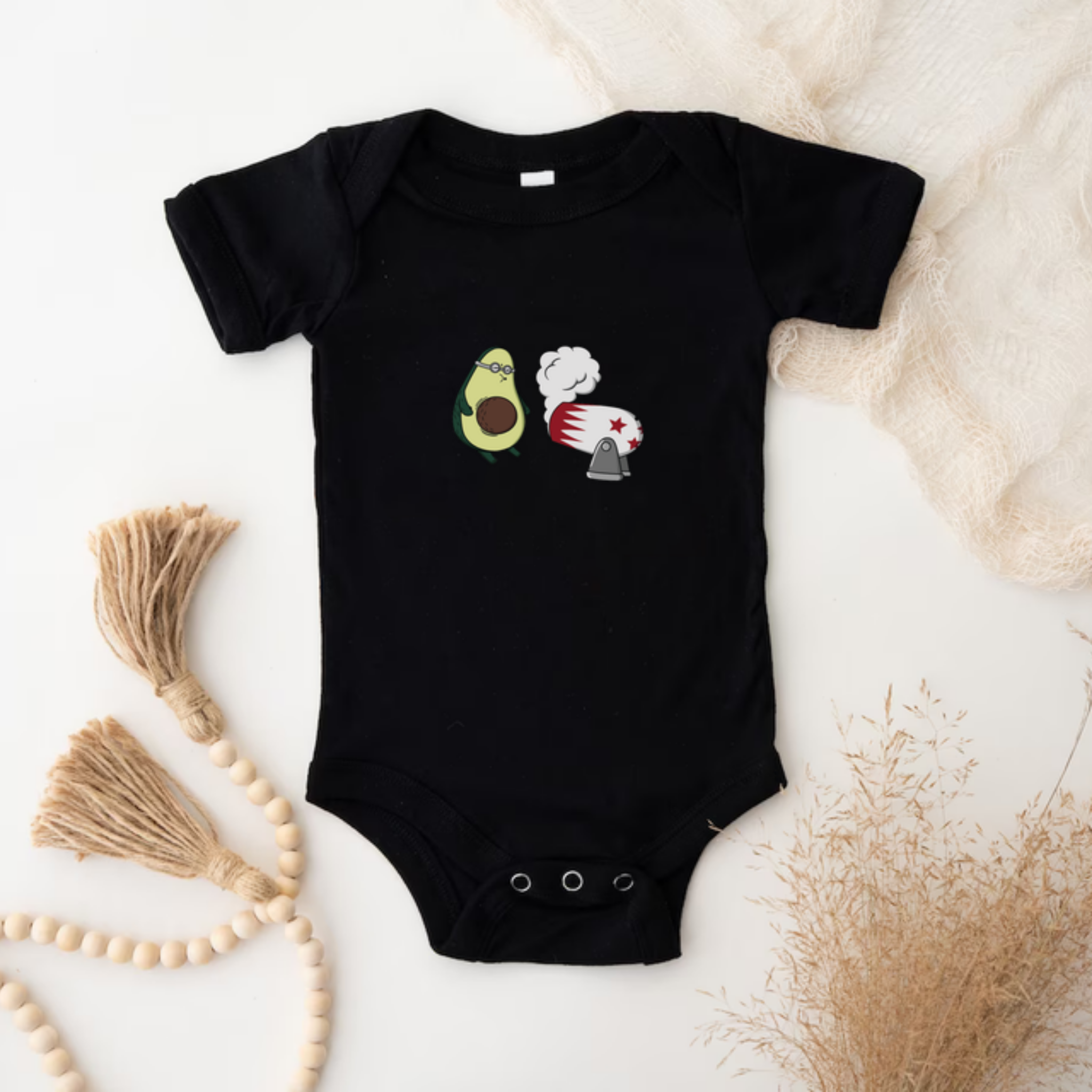 Avocado Stuntman Onesie