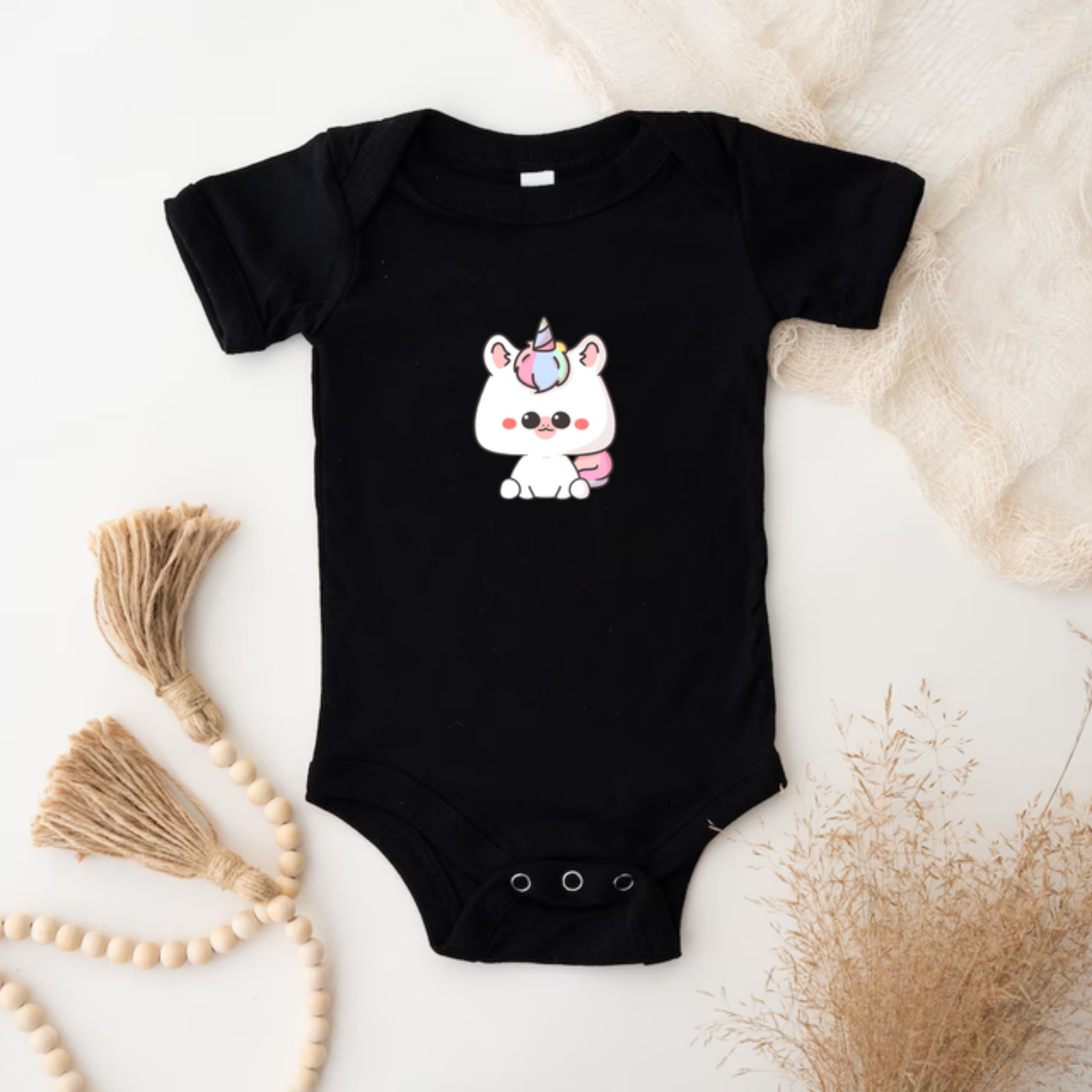 Rainbow Baby Unicorn Onesie