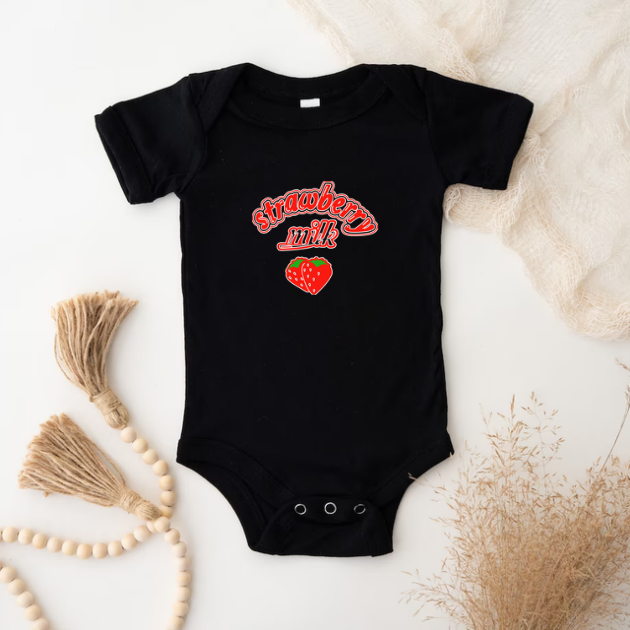 Strawberry Milk Onesie