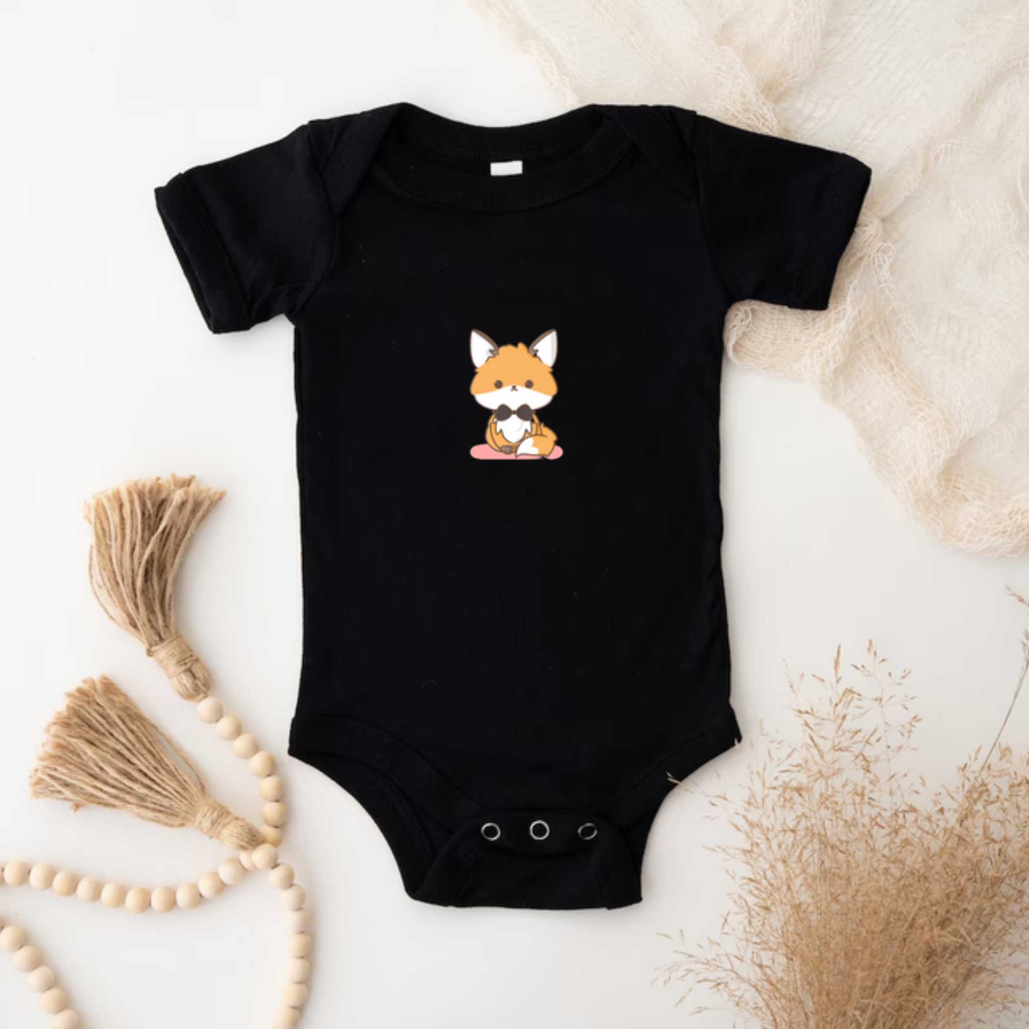 Bowtie Fox Onesie