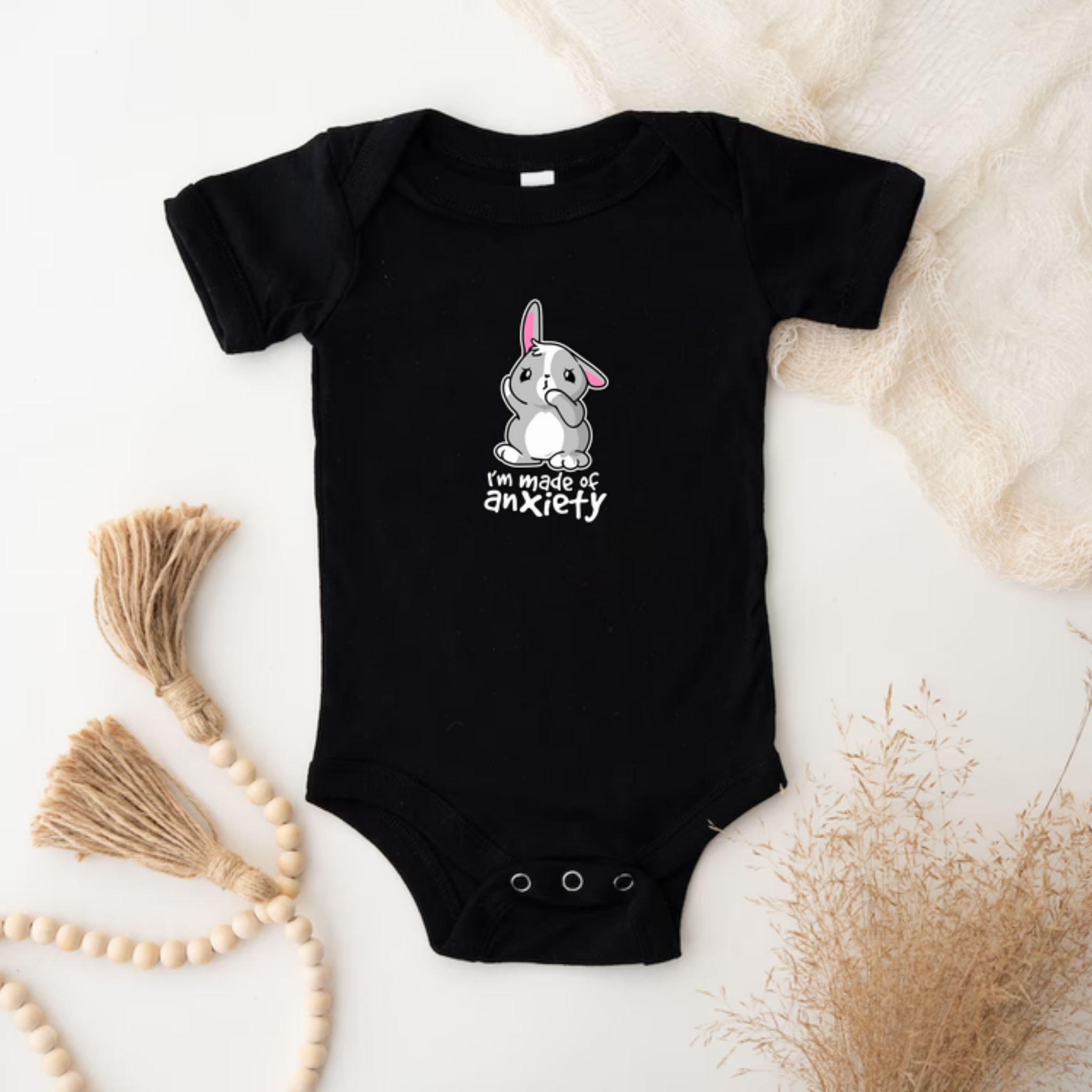 I'm Made of Anxiety Bunny Rabbit Onesie