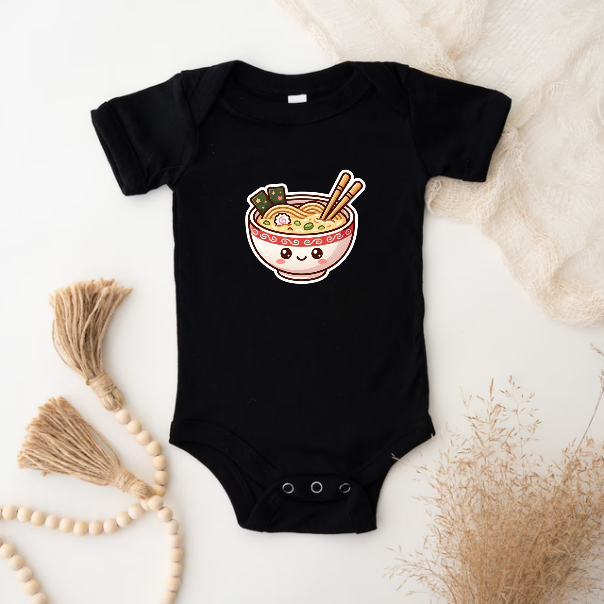 Happy Ramen Bowl Mascot Onesie